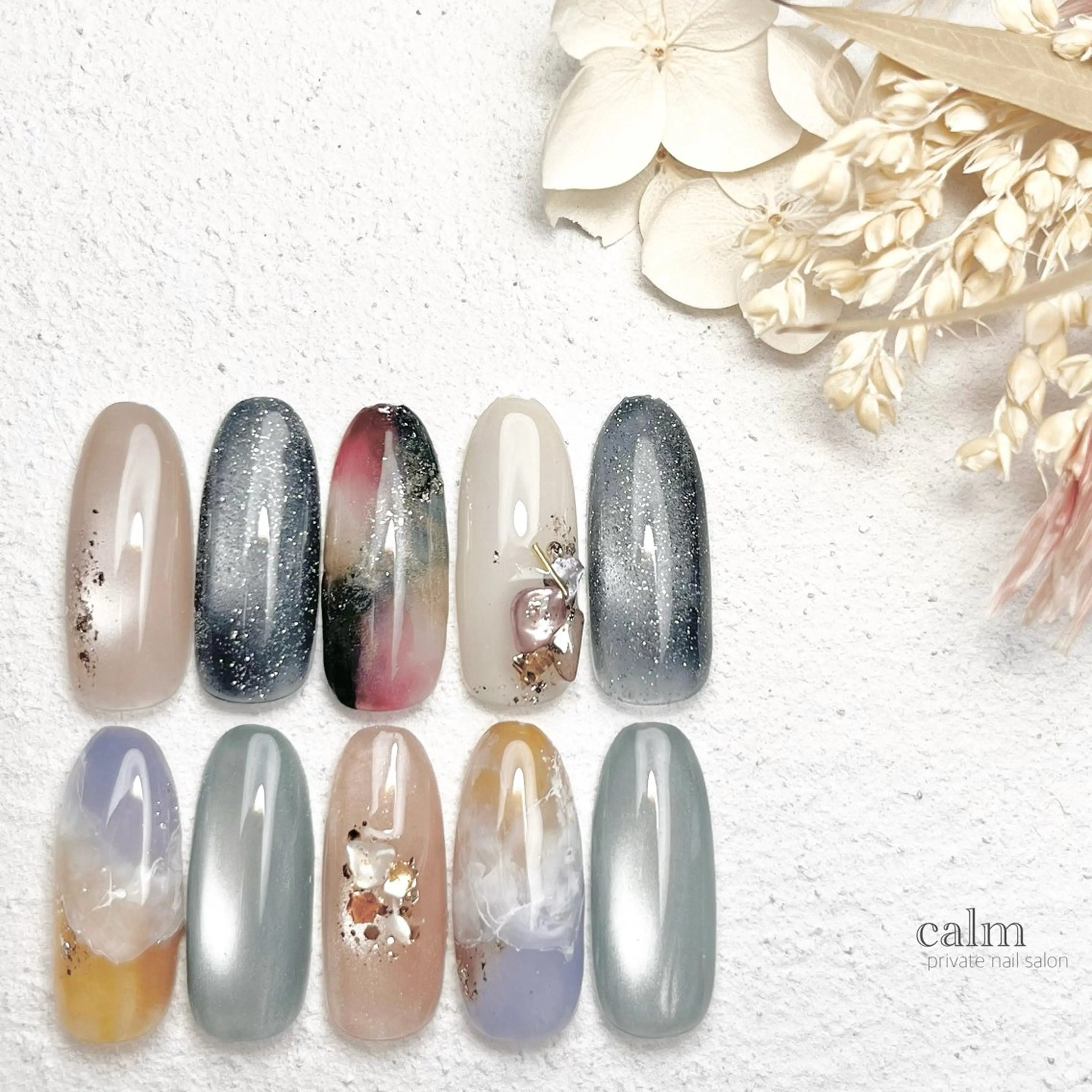 ネイル ハンドネイル calm 〔ｶｰﾑ〕のネイルデザイン