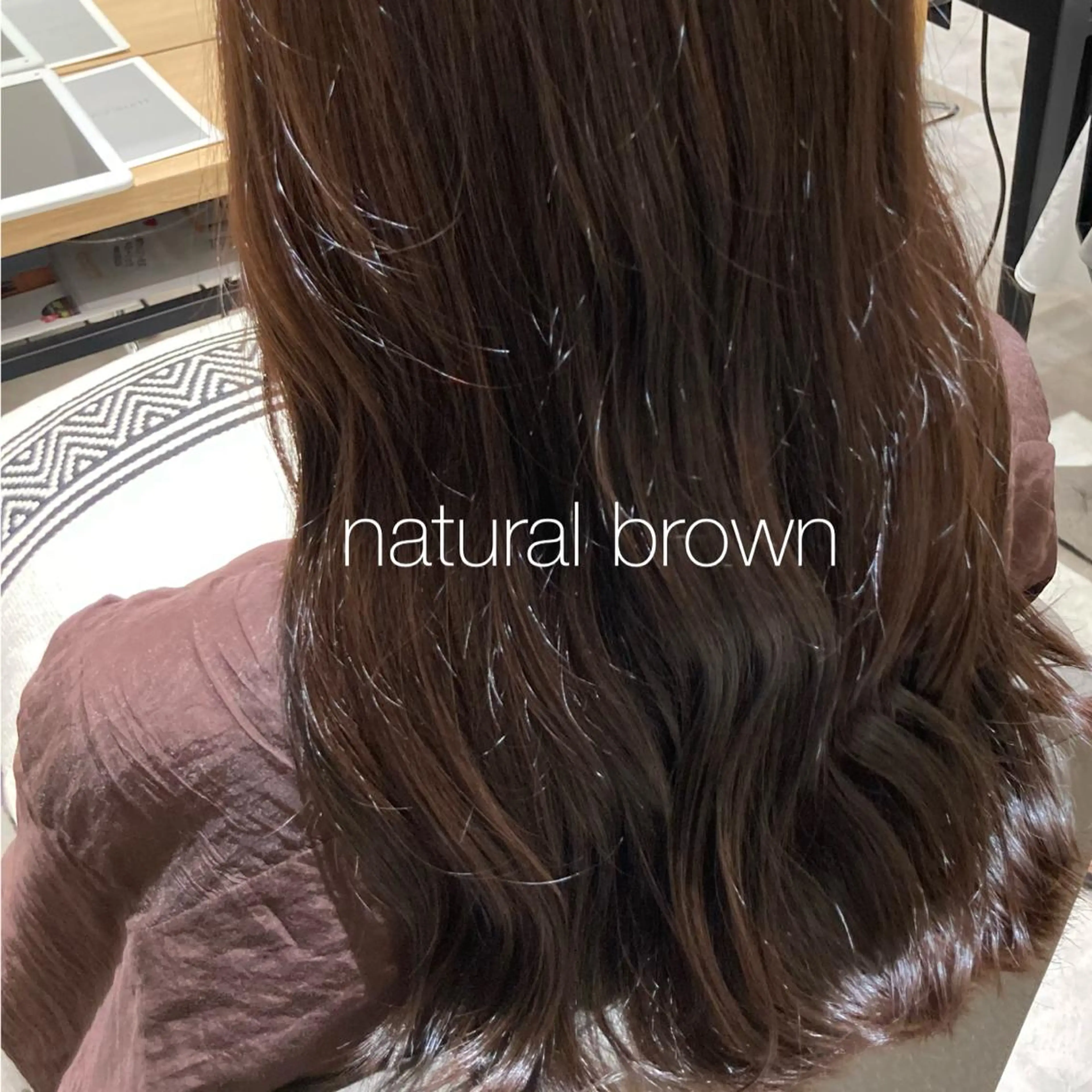 ロング カラー カット ヘアカラー ヘッドスパ さかもと あかりのヘアスタイル