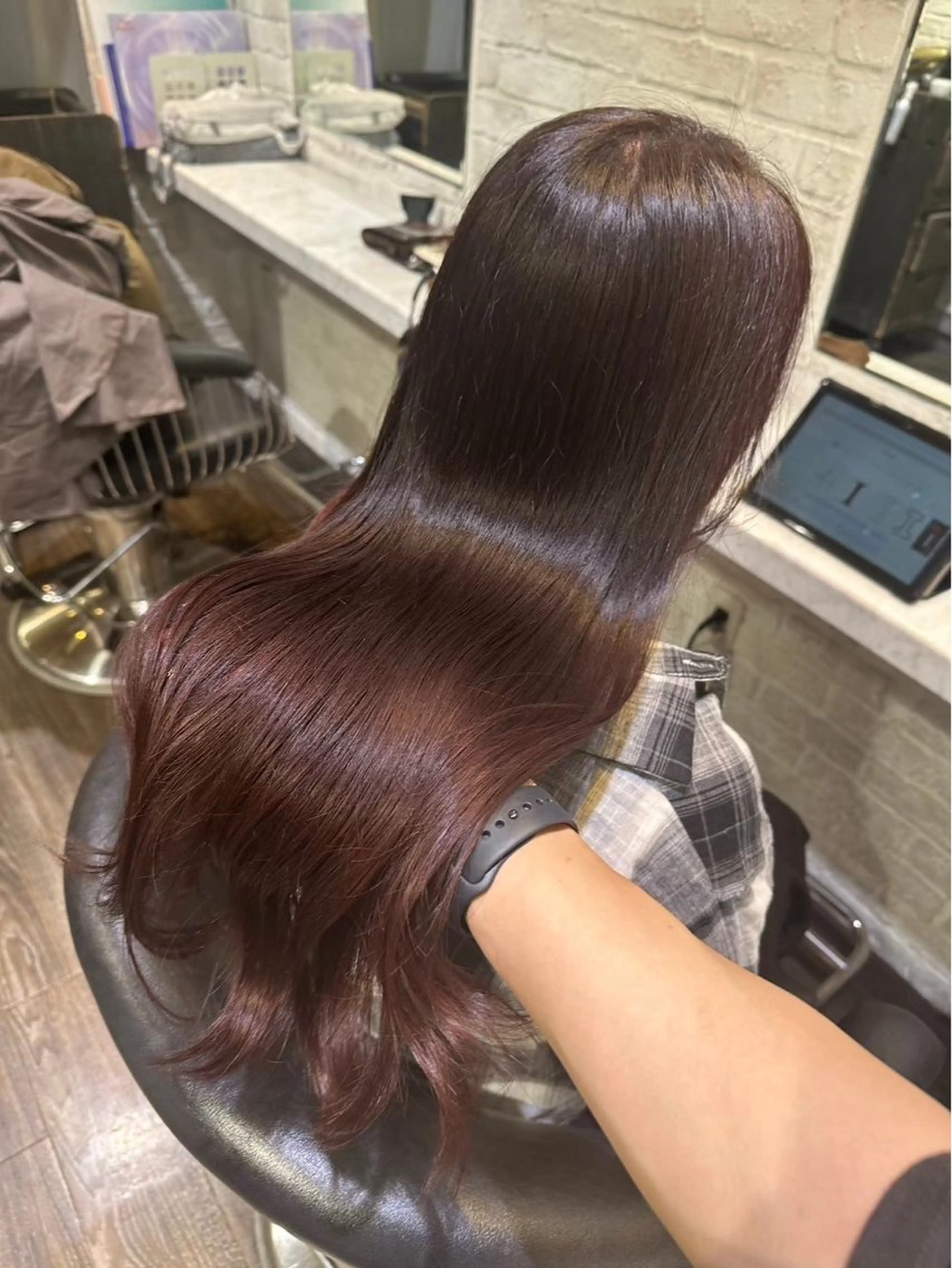 ロング カラー Mauve 世田谷 きたじまのヘアスタイル