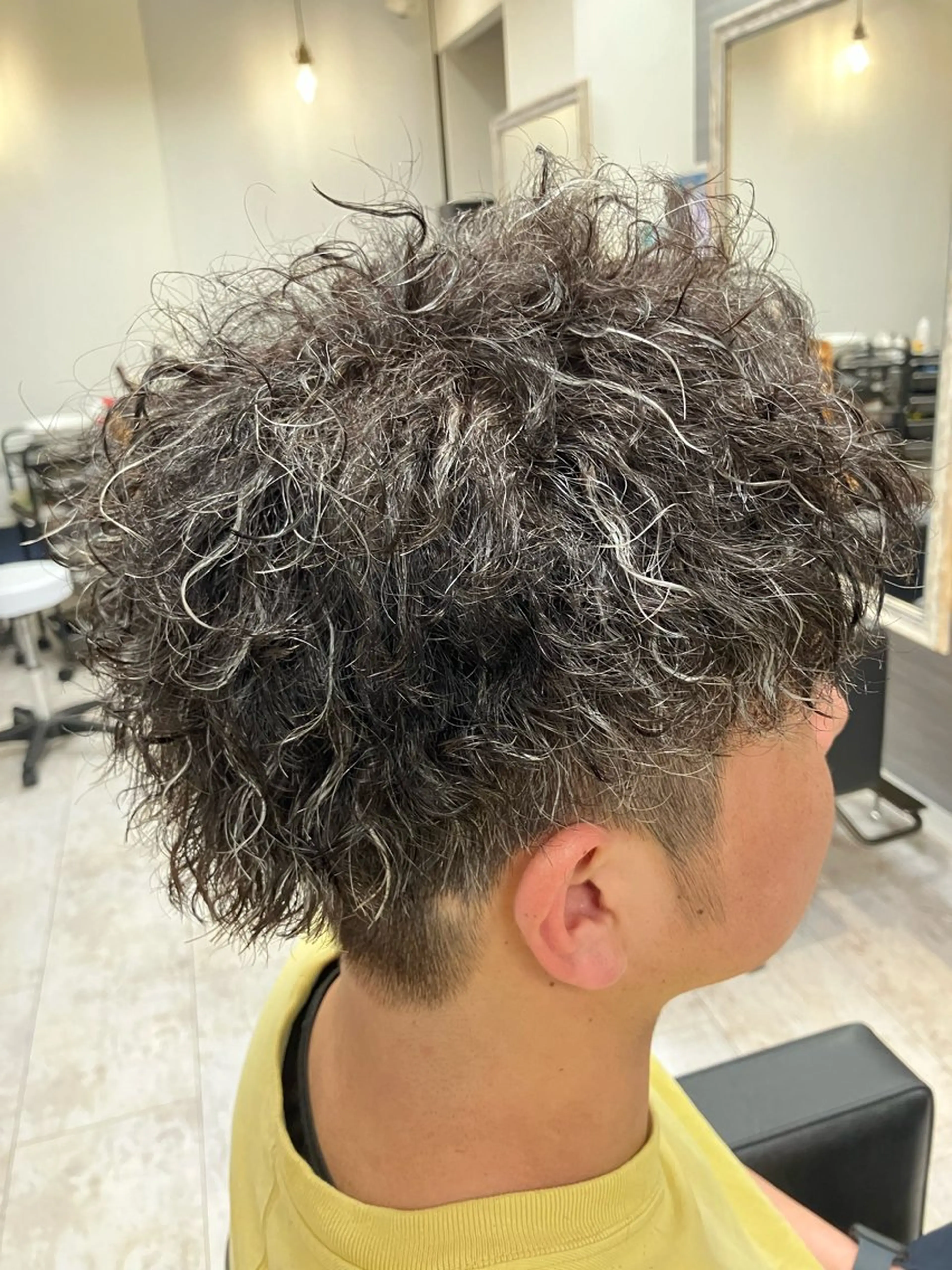 パーマ メンズ カット パーマ メンズ特化/パーマ/ フェードWATARUのヘアスタイル