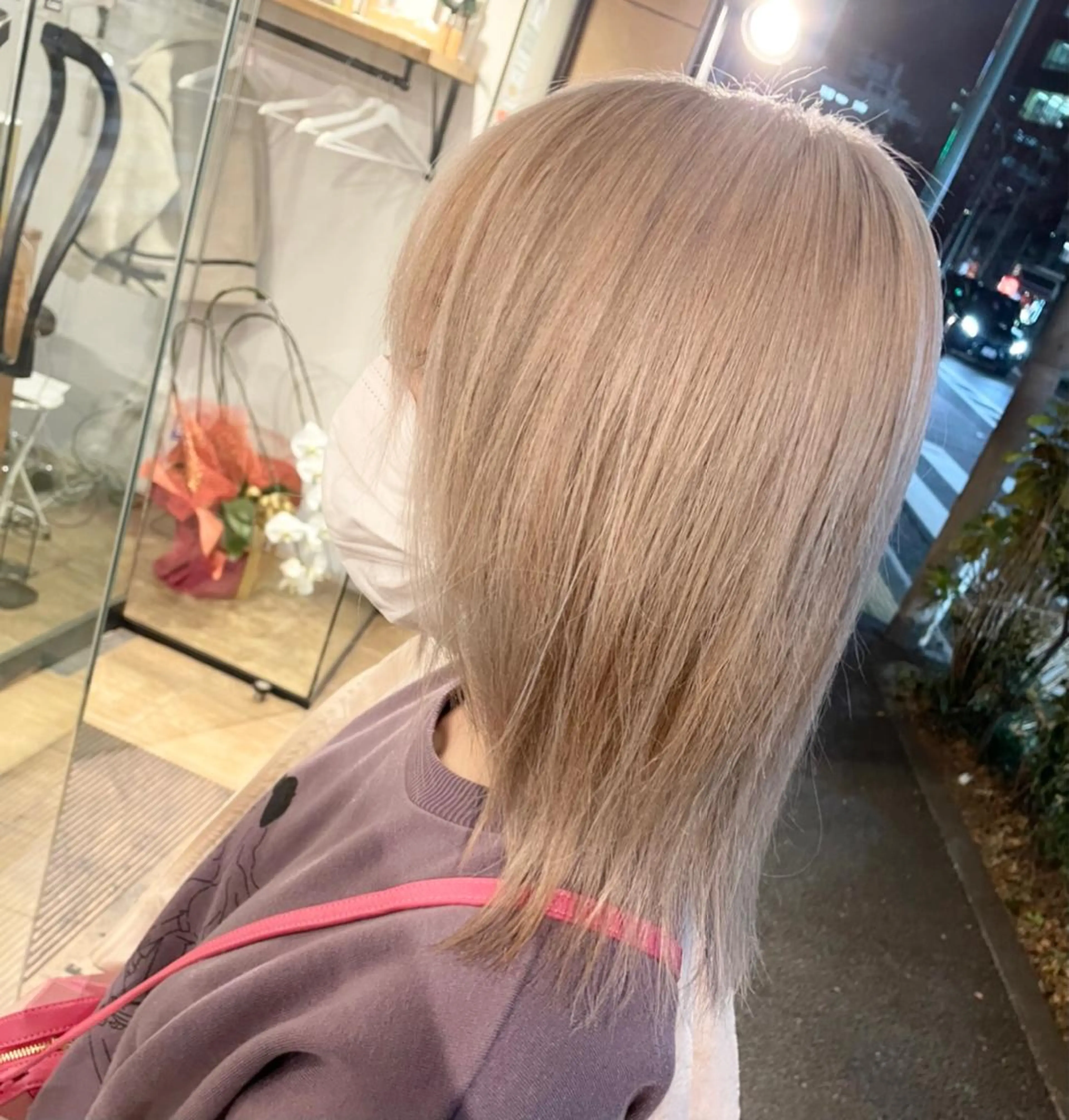セミロング 渋谷 ミモザワークス タニグチヨシユキのヘアスタイル