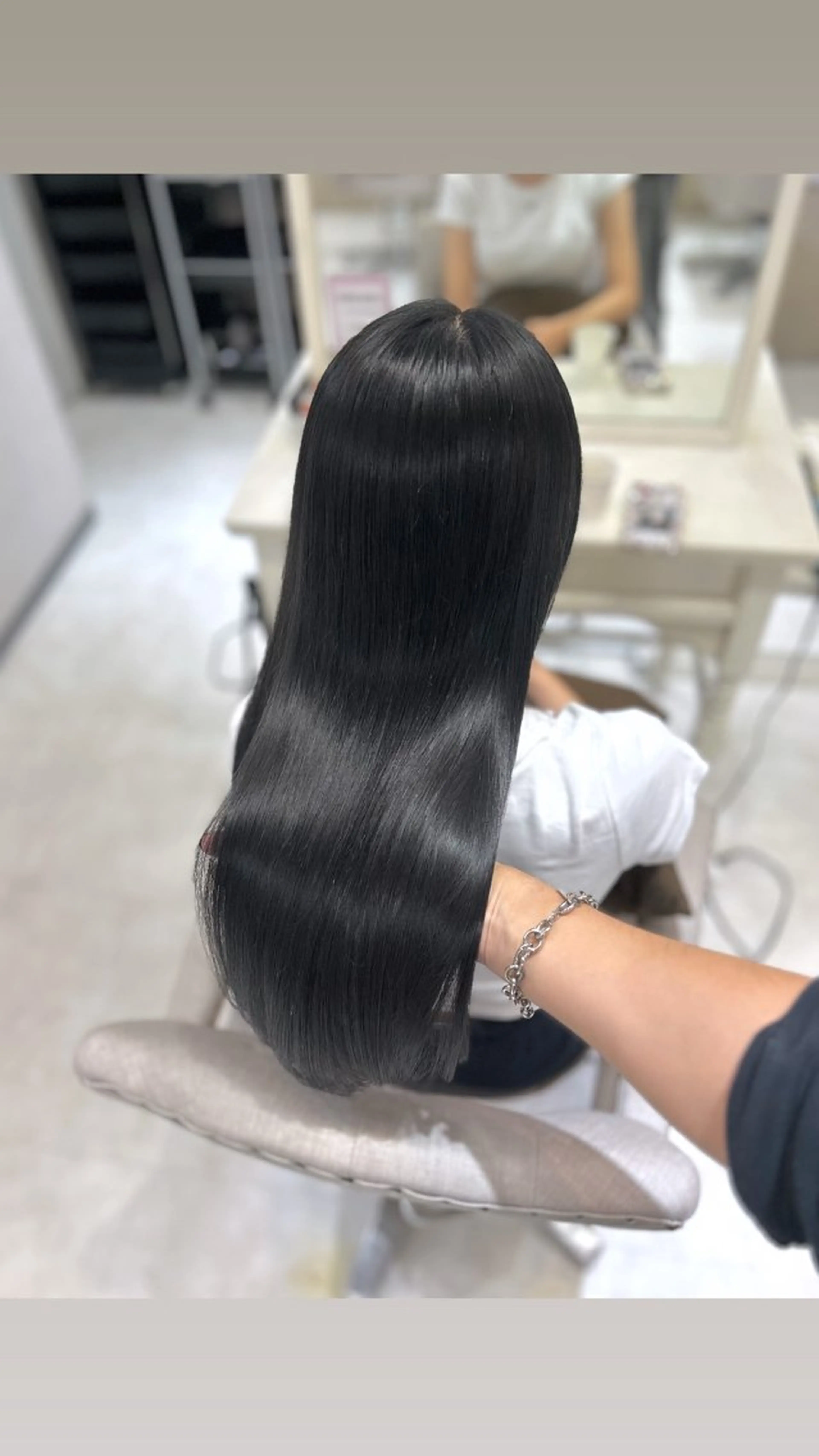 ロング 縮毛矯正 カット ヘアカラー 縮毛矯正 トリートメント 髪質改善× ブリーチなしyutoのヘアスタイル