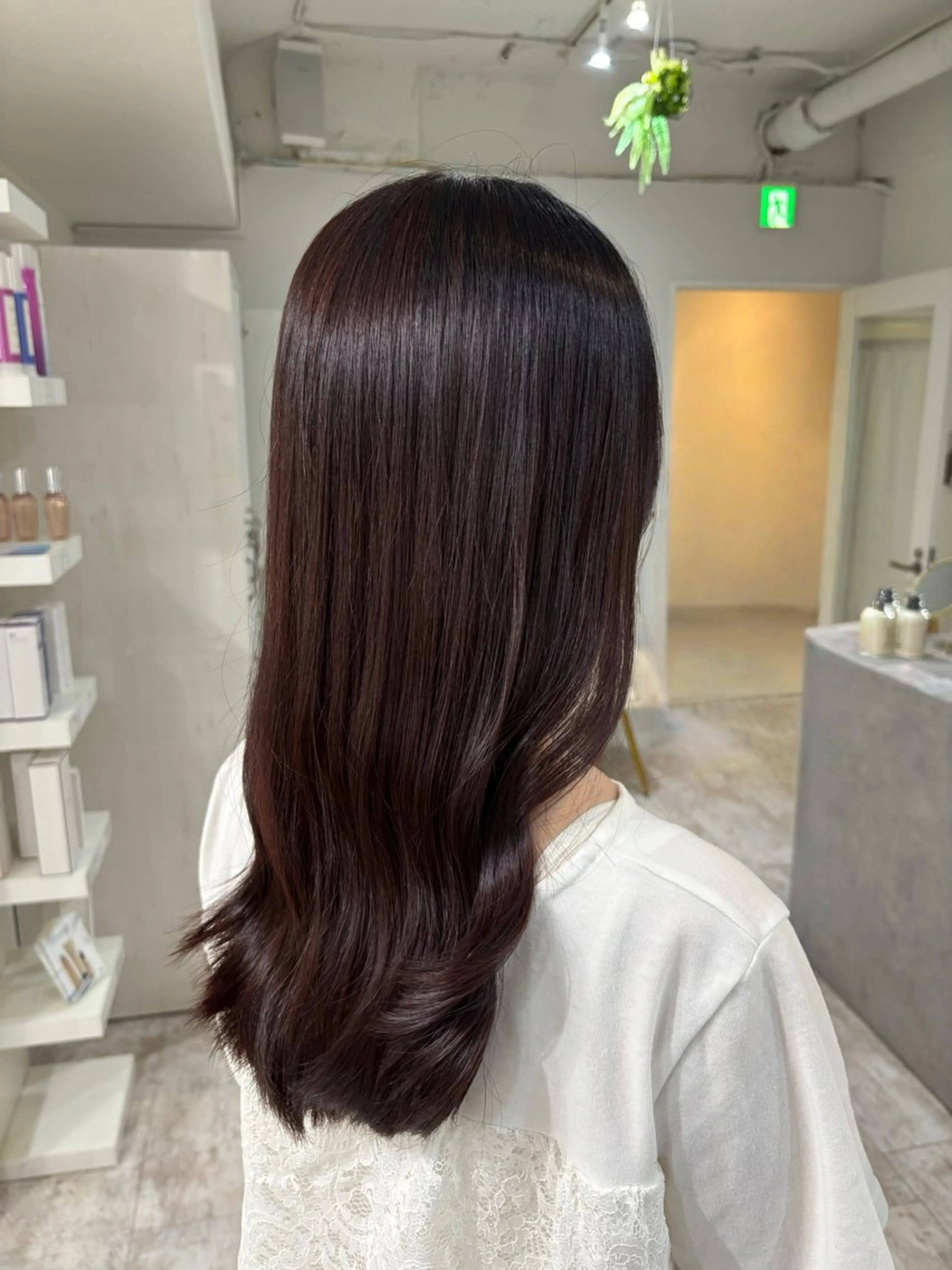 ロング カラー ate.心斎橋 まゆのヘアスタイル
