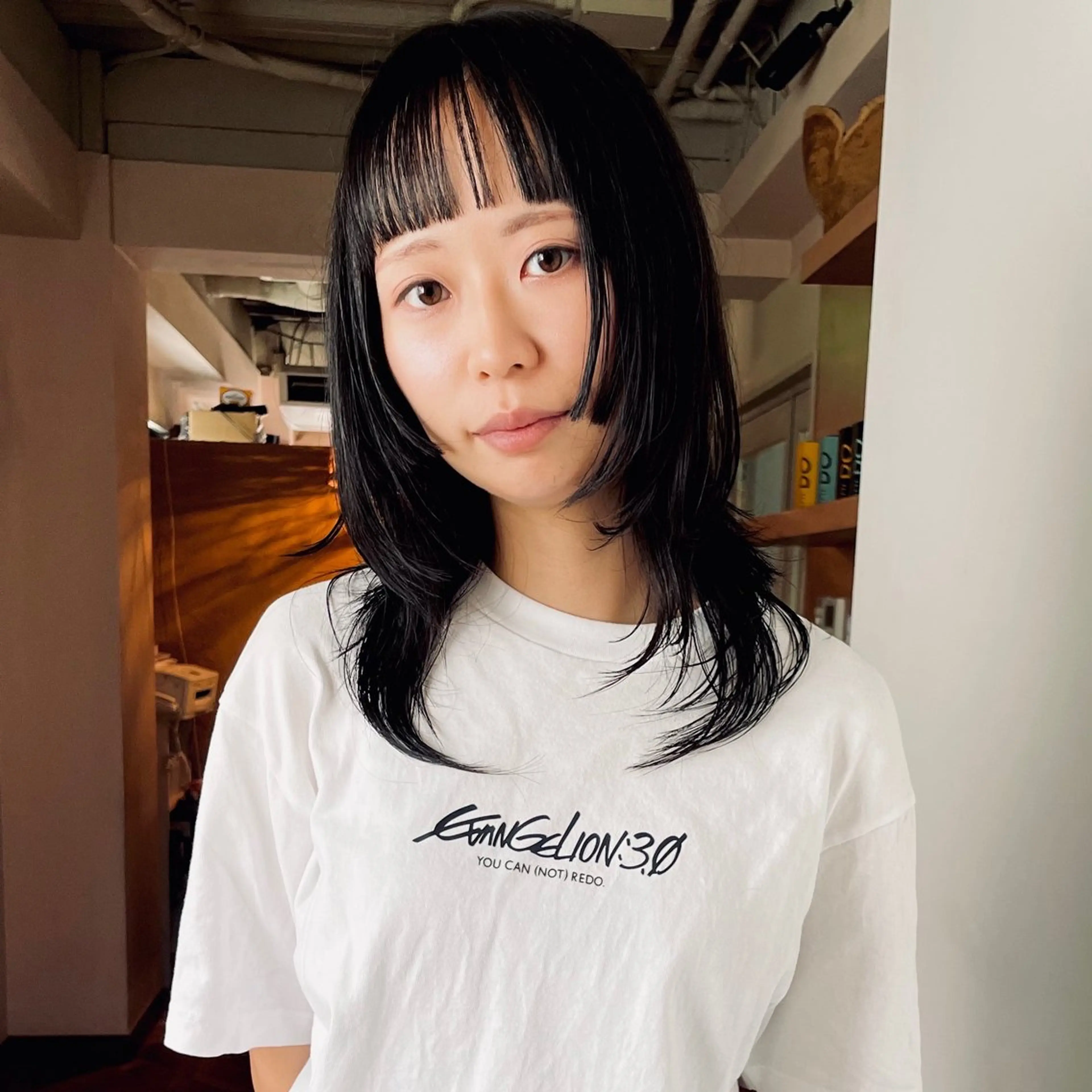 セミロング カット 丹 tan所属・Saaya/レイヤー /ブリーチカラーのヘアスタイル
