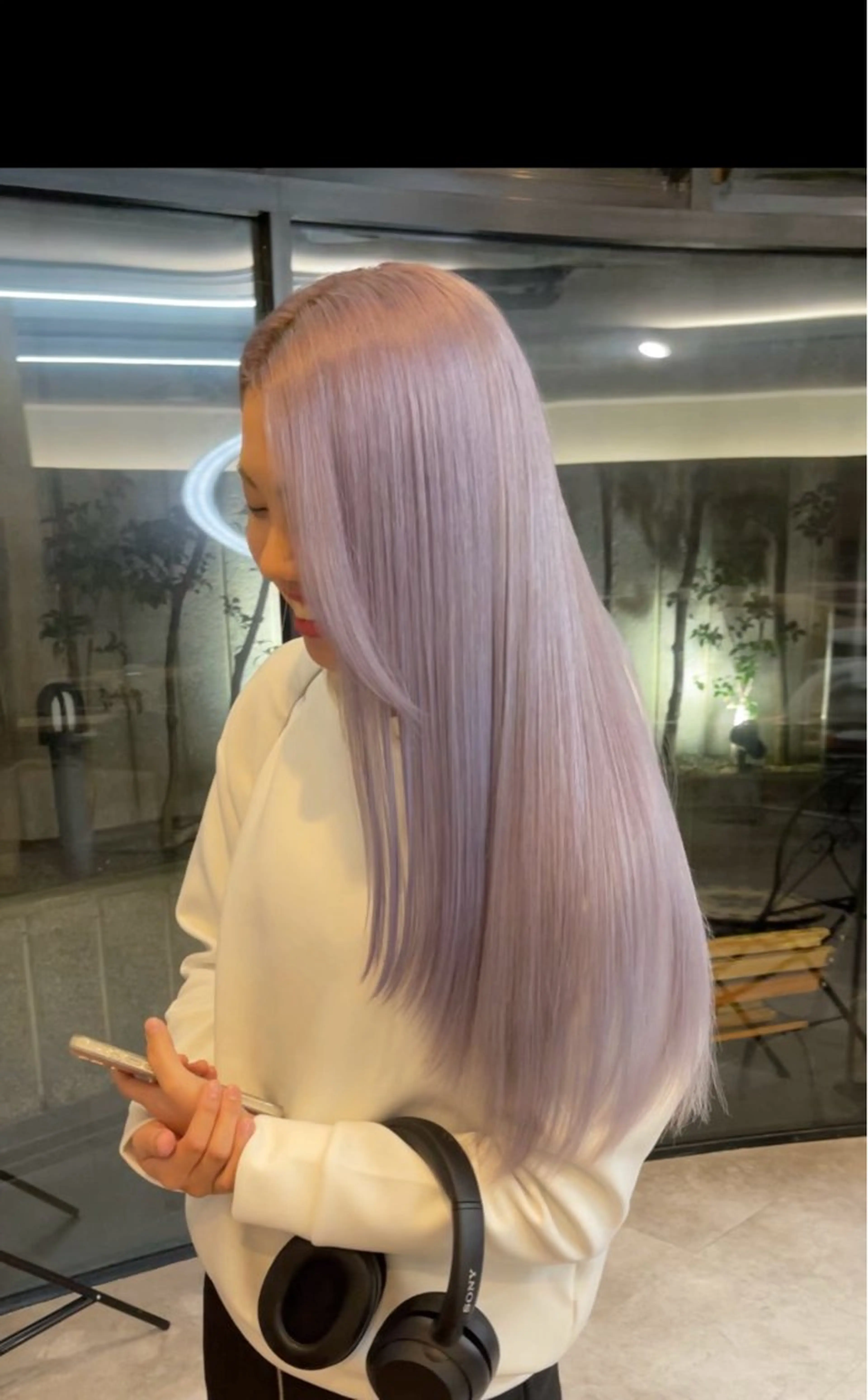 ロング カラー パープルカラー シルバー 海外ハイトーン 🇺🇸sakiのヘアスタイル