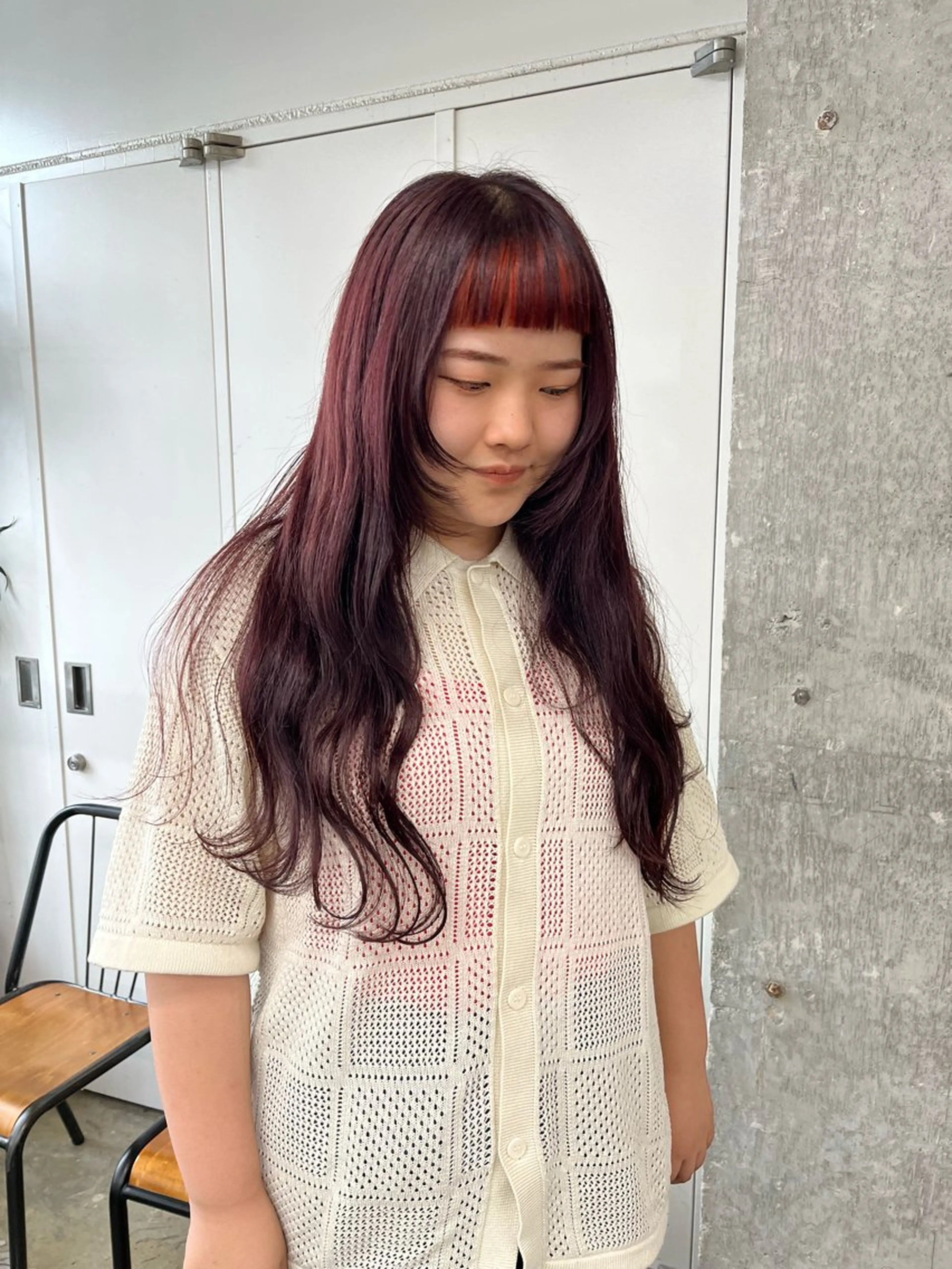 ロング カラー カット ヘアカラー トリートメント 小木曽智美 /ボブ/ショートのヘアスタイル
