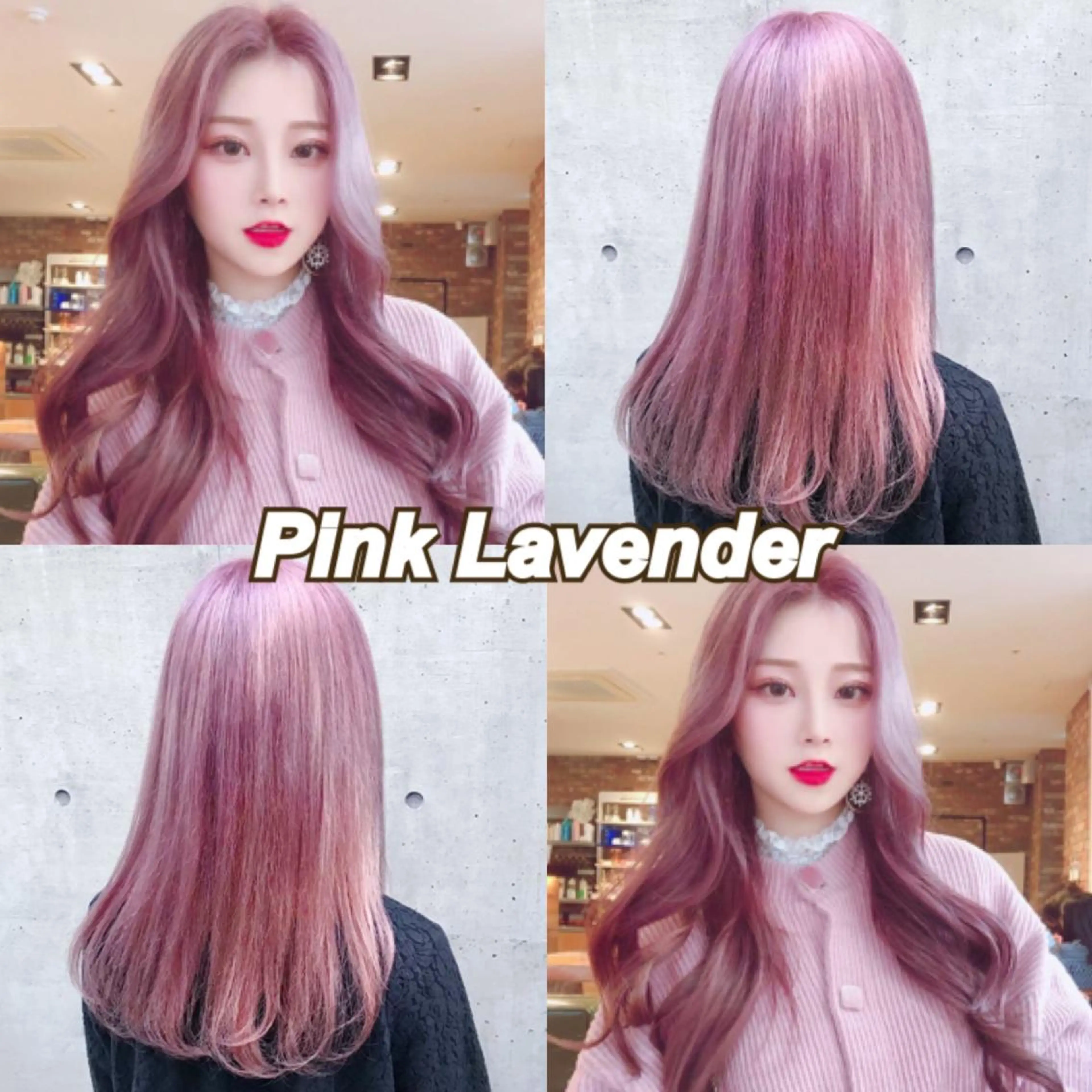 ミディアム アッシュ アッシュグレー パープルカラー 外国人風カラー 韓国風ヘア ヘアカラー トリートメント ヘアセット 🩰nanaka 🩰のヘアスタイル