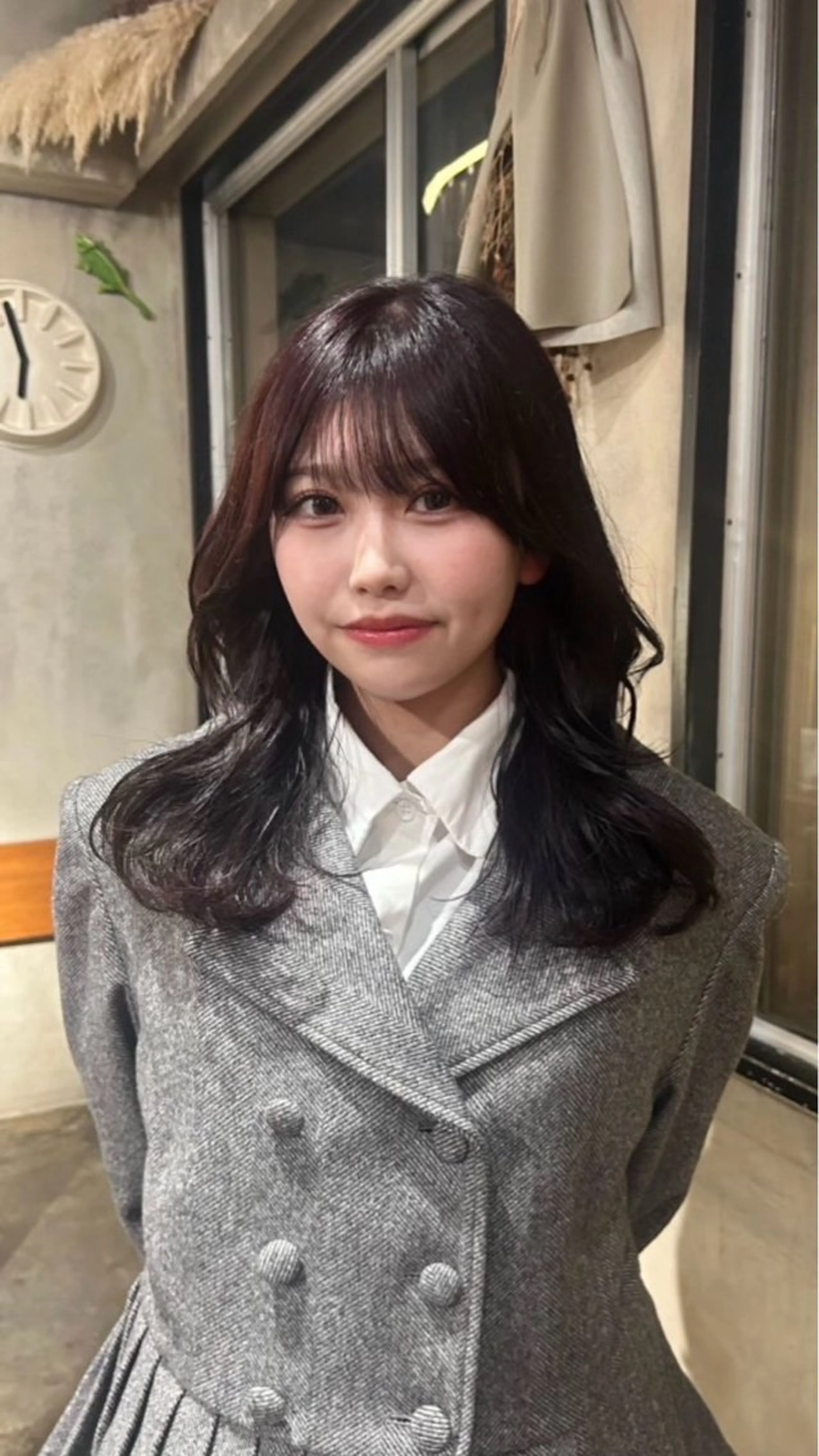 ミディアム カラー カット ヘアカラー トリートメント Friista color所属・moe🎀 梅田美容室のヘアスタイル