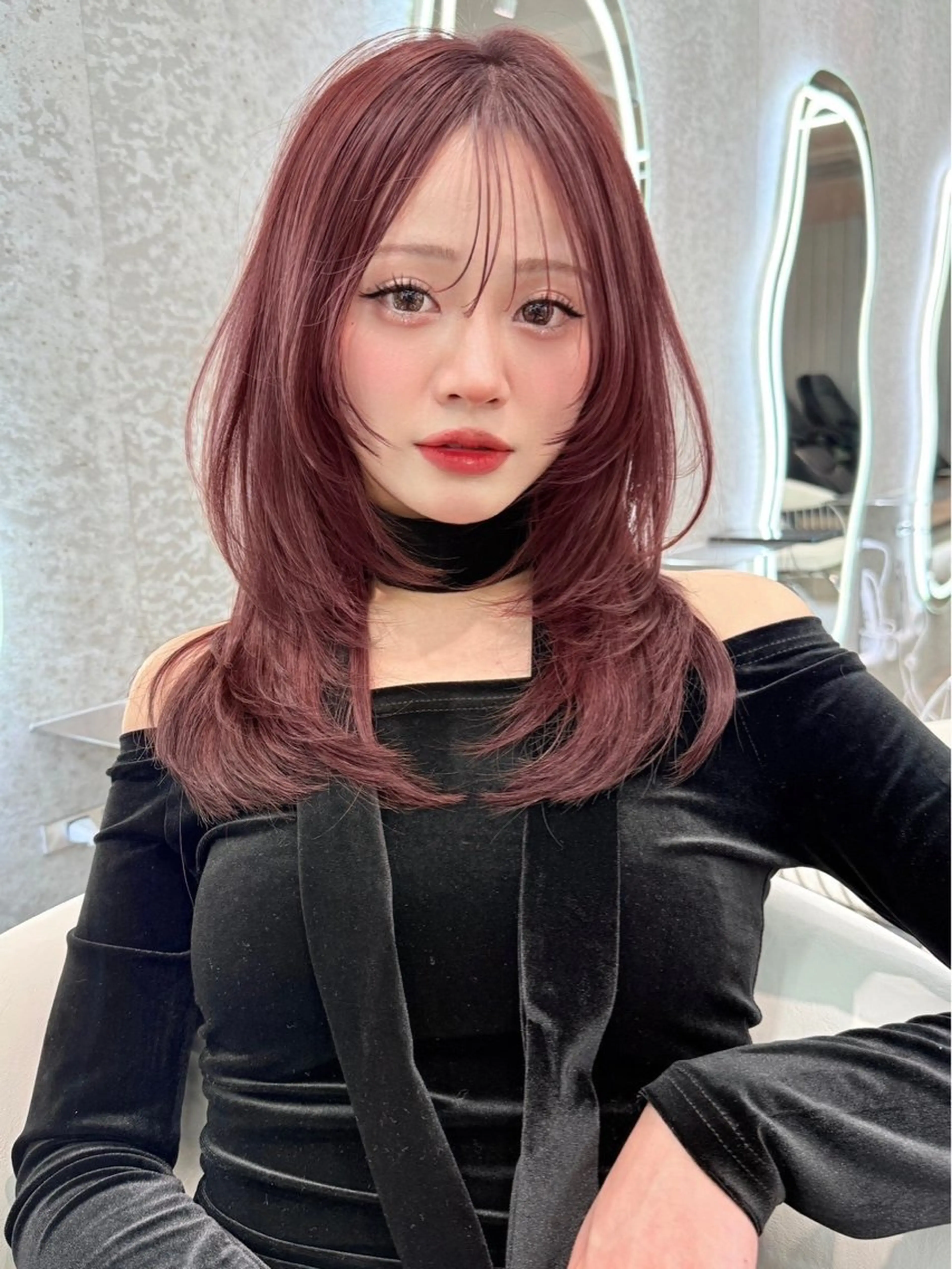 【25歳以下限定⭕️ハッシュカット/ハイレイヤー限定】カット➕うる艶1stepトリートメント付き💫の写真