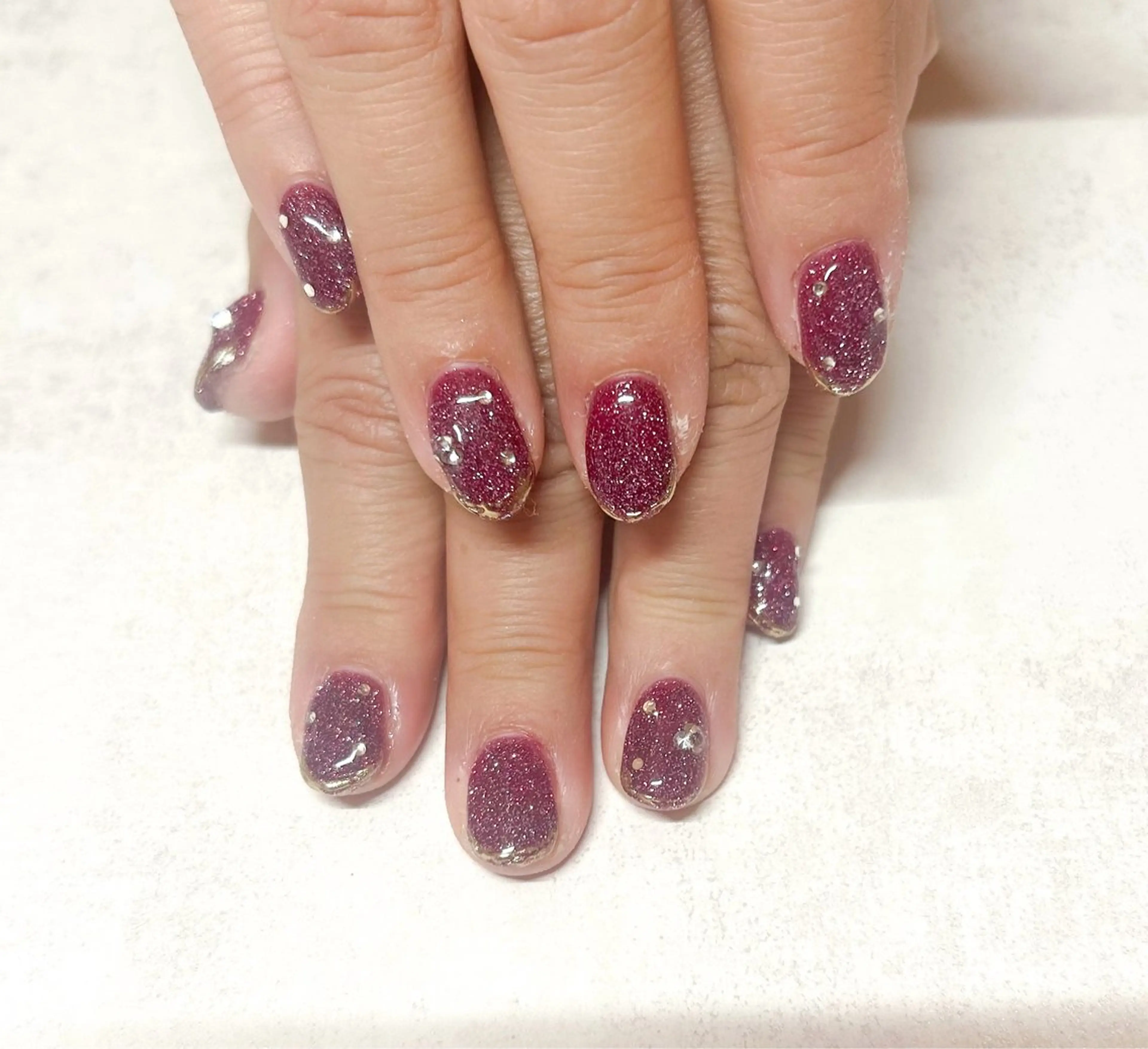 ネイル アートネイル 冬ネイル クリスマス sun nailのネイルデザイン