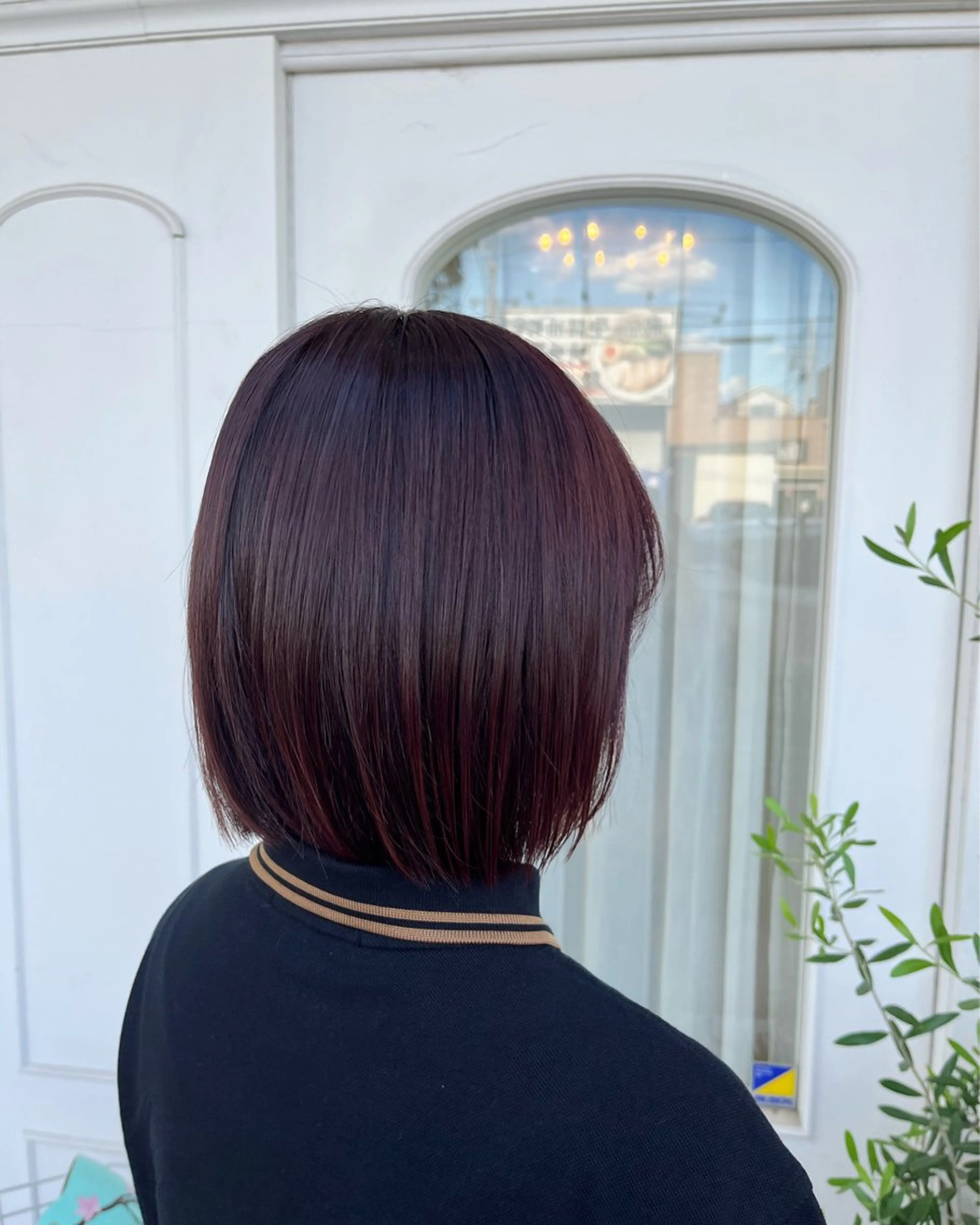 ショート カラー レッドカラー RuLaN AMIのヘアスタイル