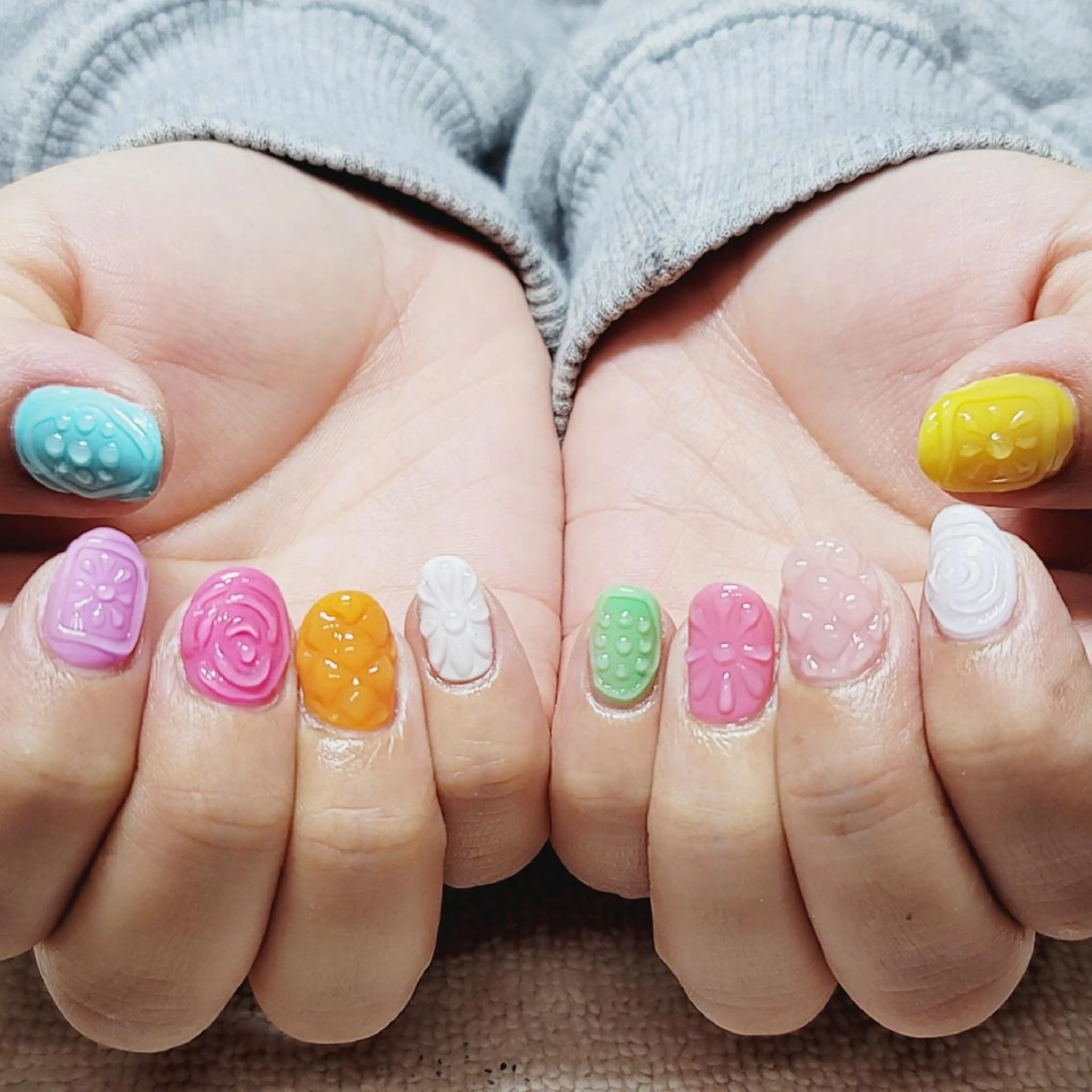 ネイル クリアネイル ジェルネイル ハンドネイル よしだ ひろきのネイルデザイン