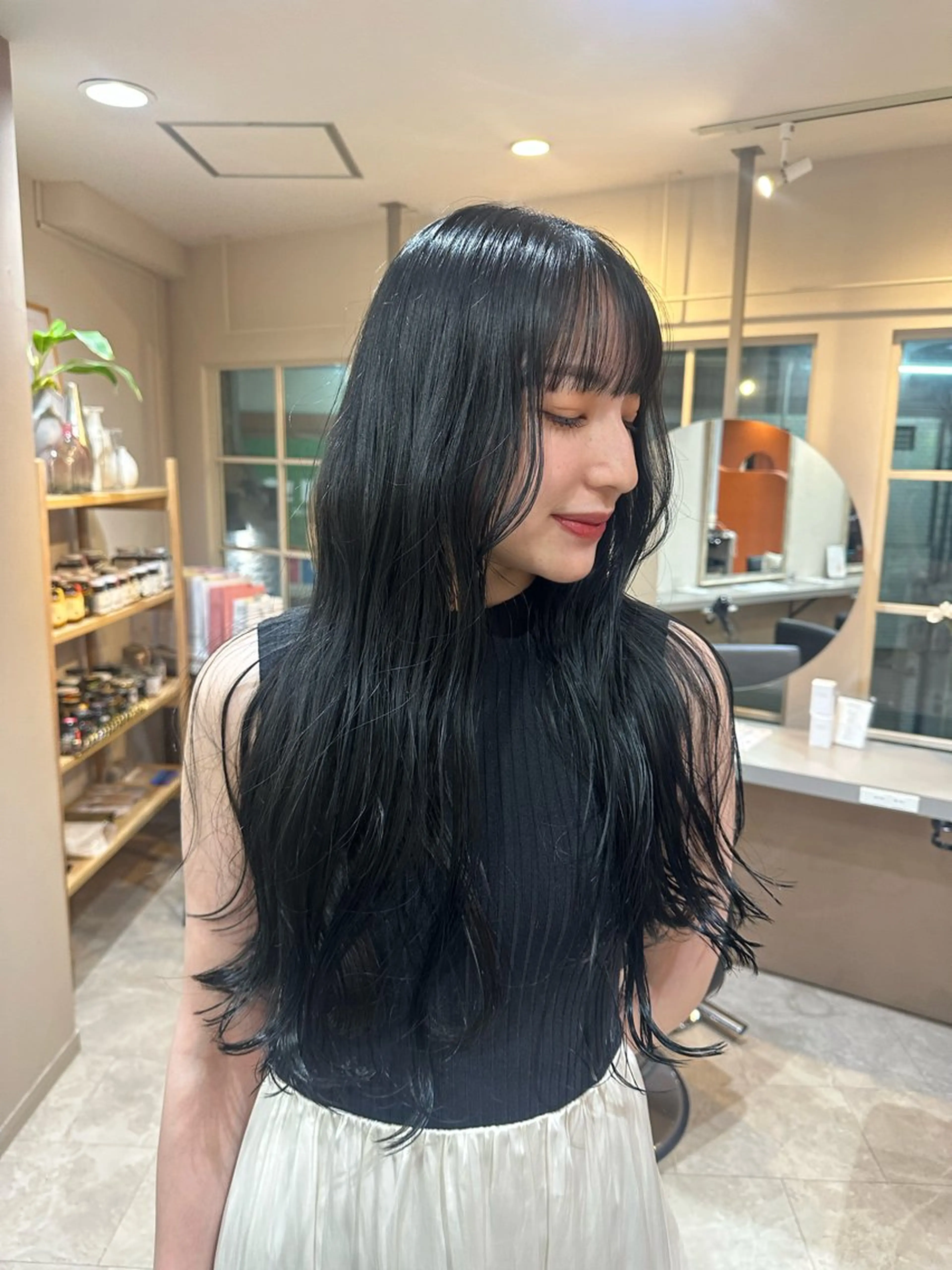 ロング Ran /レイヤー /ベージュ/髪質改善のヘアスタイル