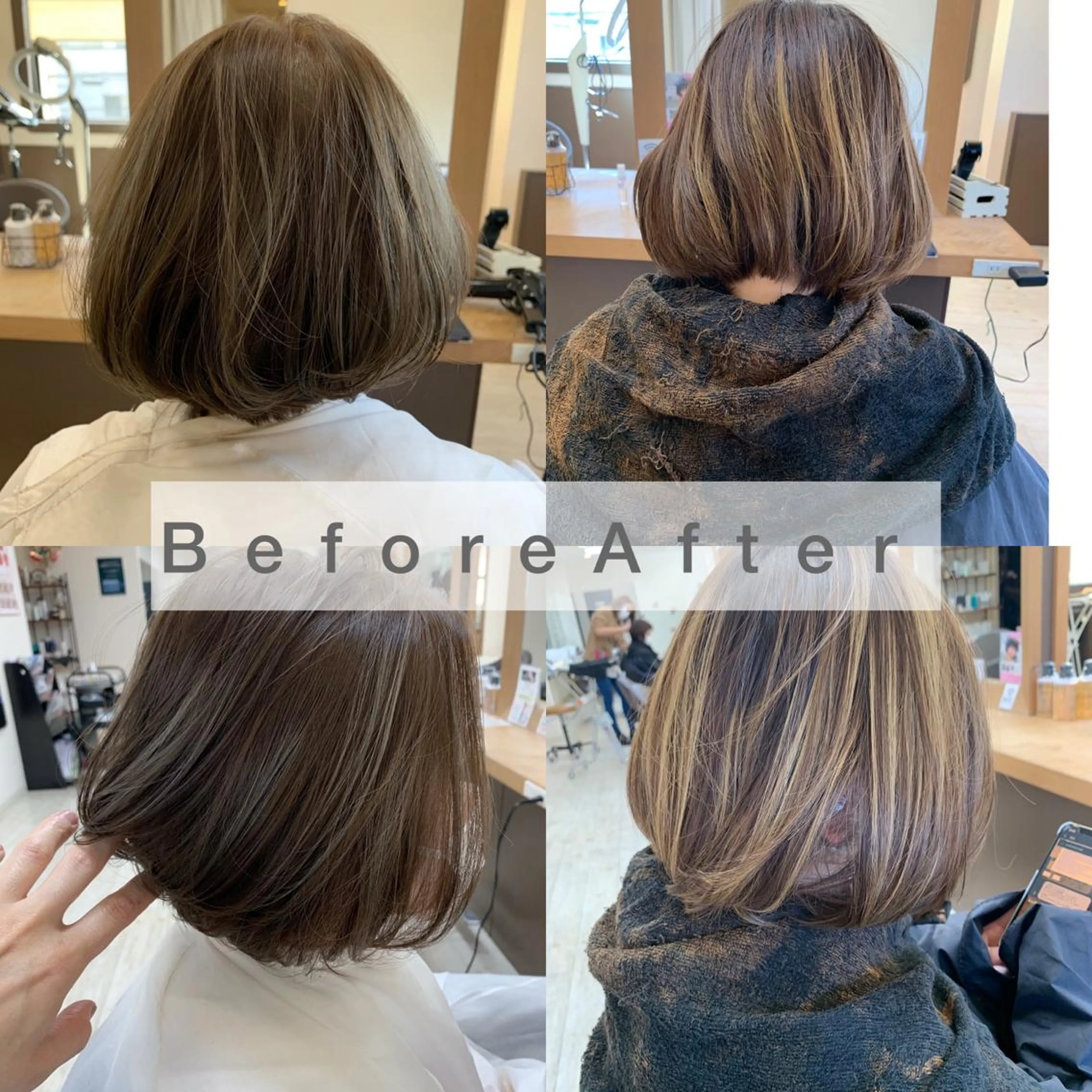 ショート カラー カット ヘアカラー トリートメント Lien 深井店のヘアスタイル