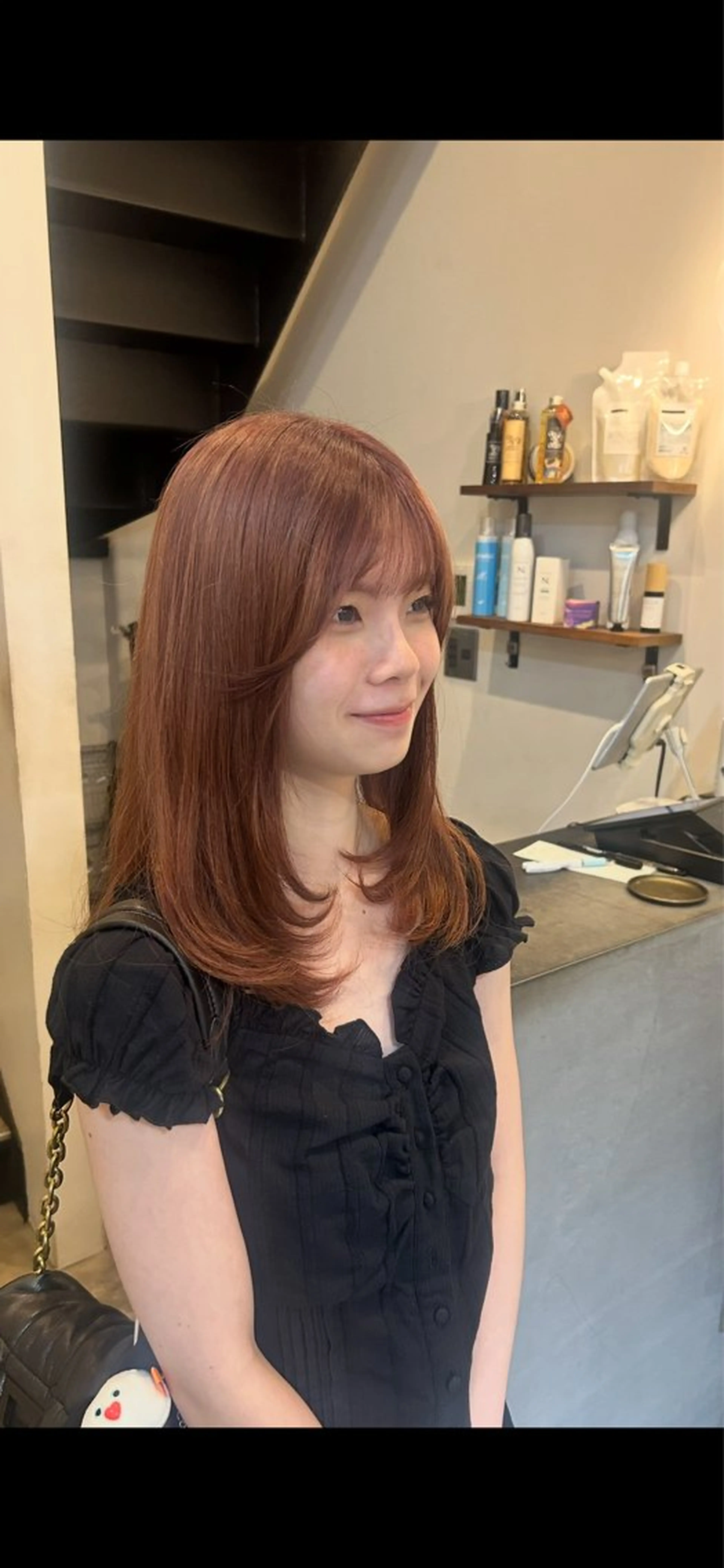 カラー 新貝楓🌀 透明感カラーのヘアスタイル