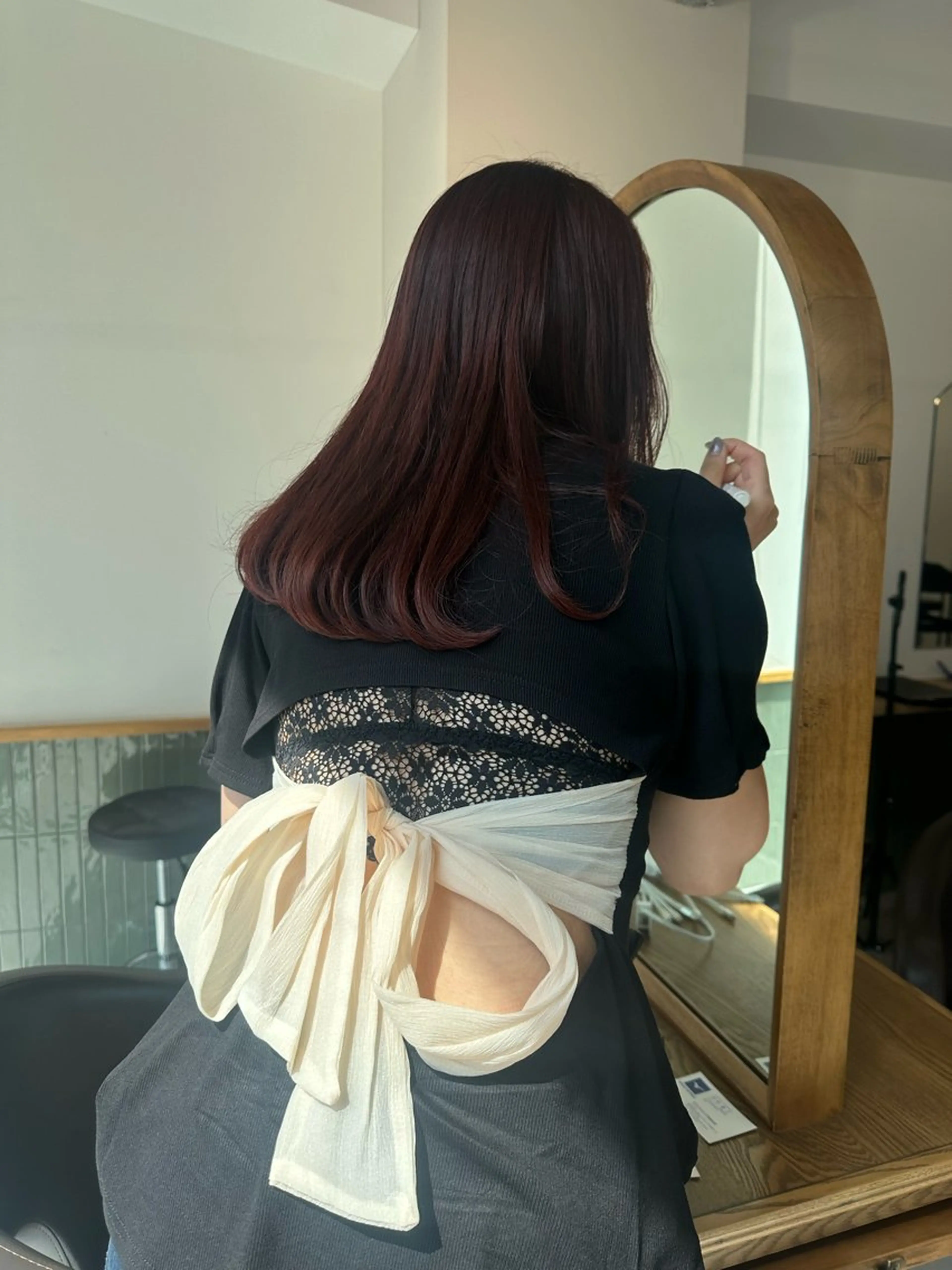セミロング カラー キッズ オトナヘア🌿 harukaのヘアスタイル