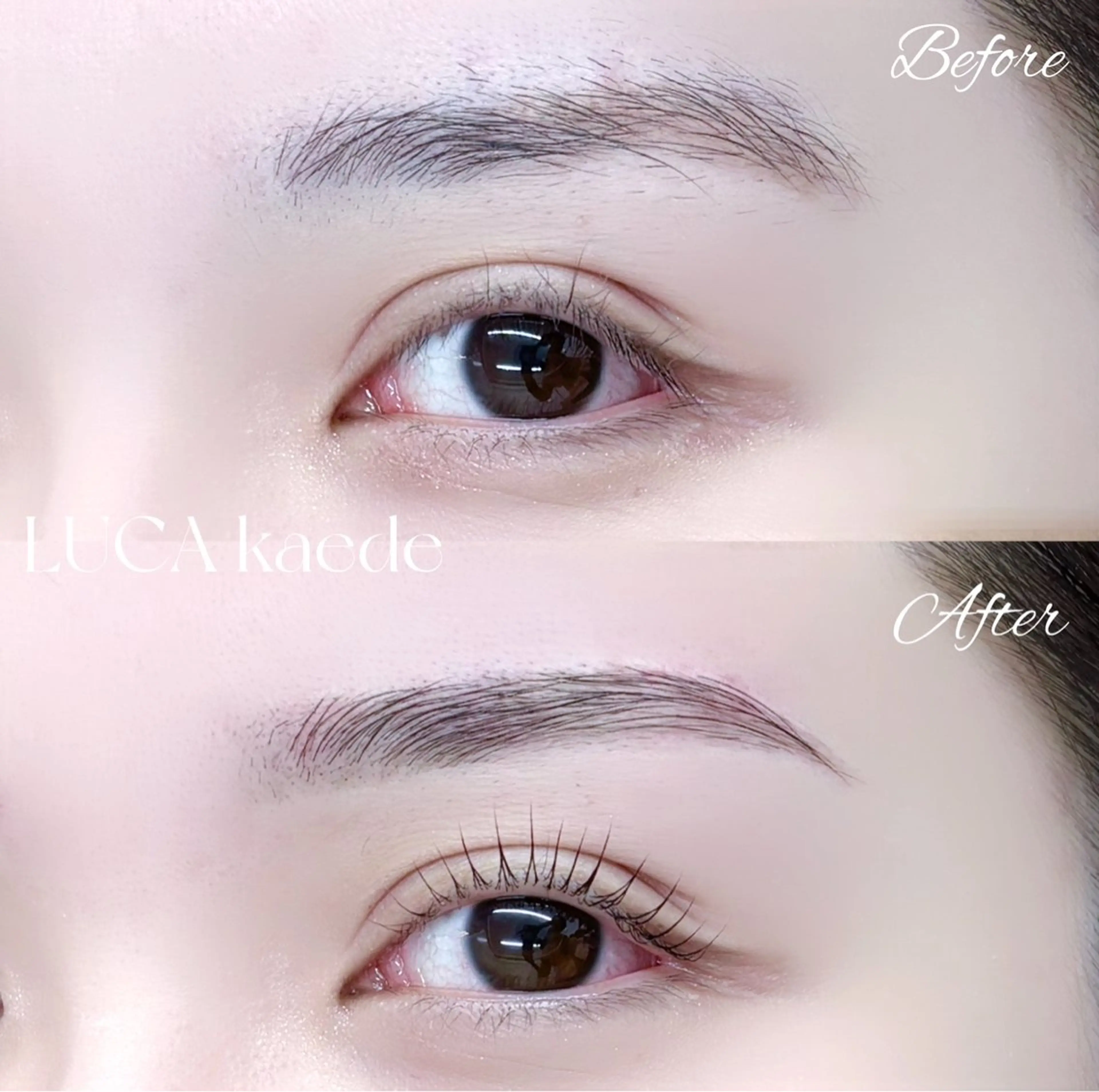 HBL+美眉WAX【間引き・メイク込】➕選べるまつ毛パーマ【トリートメント・コーティング】kaede指名🌙の写真