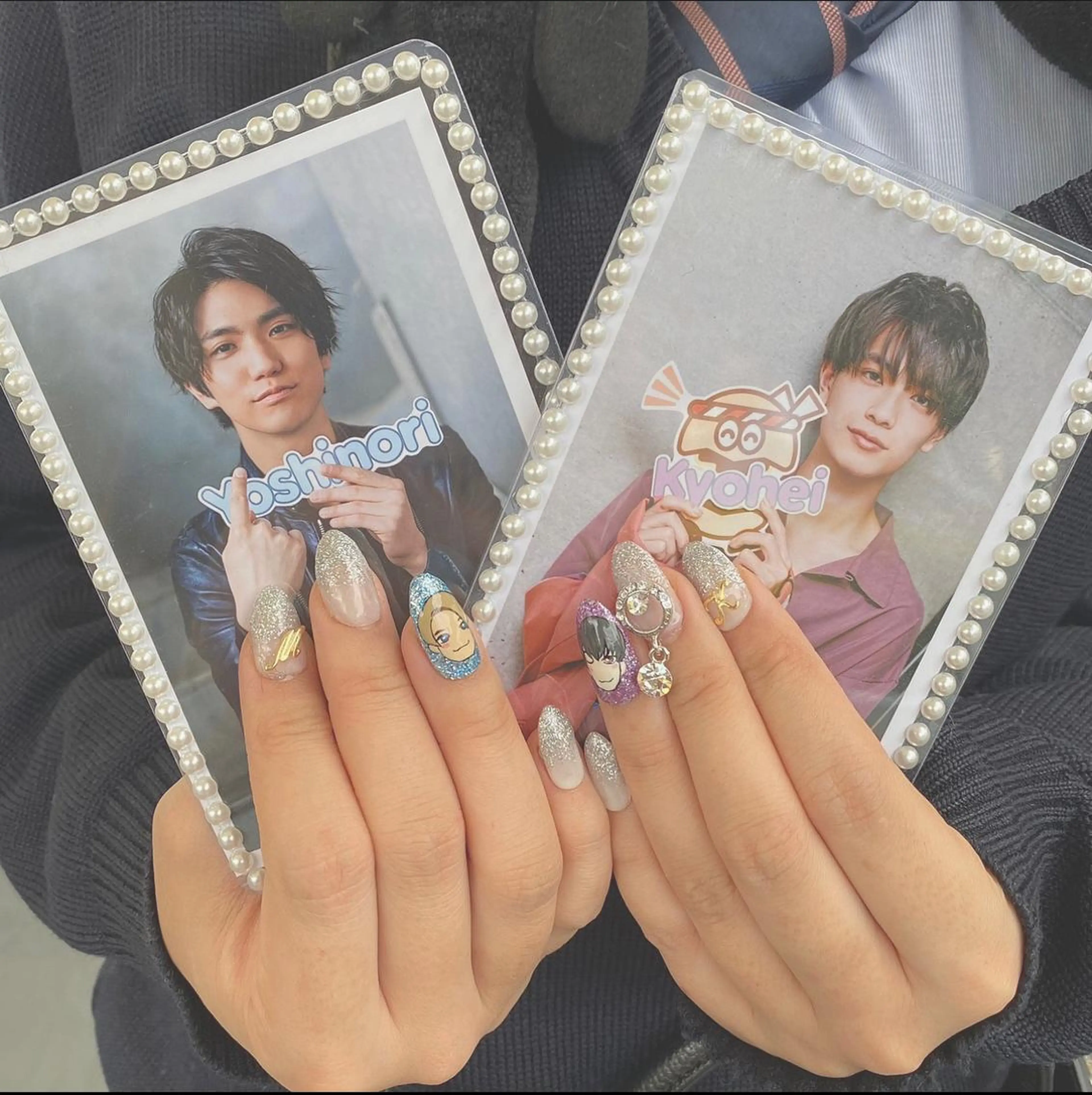 ネイル ラメ(グリッター) ラメグラデーション シルバー ネイルチップ ハンドネイル 永沼 芹菜のマツエク・マツパデザイン