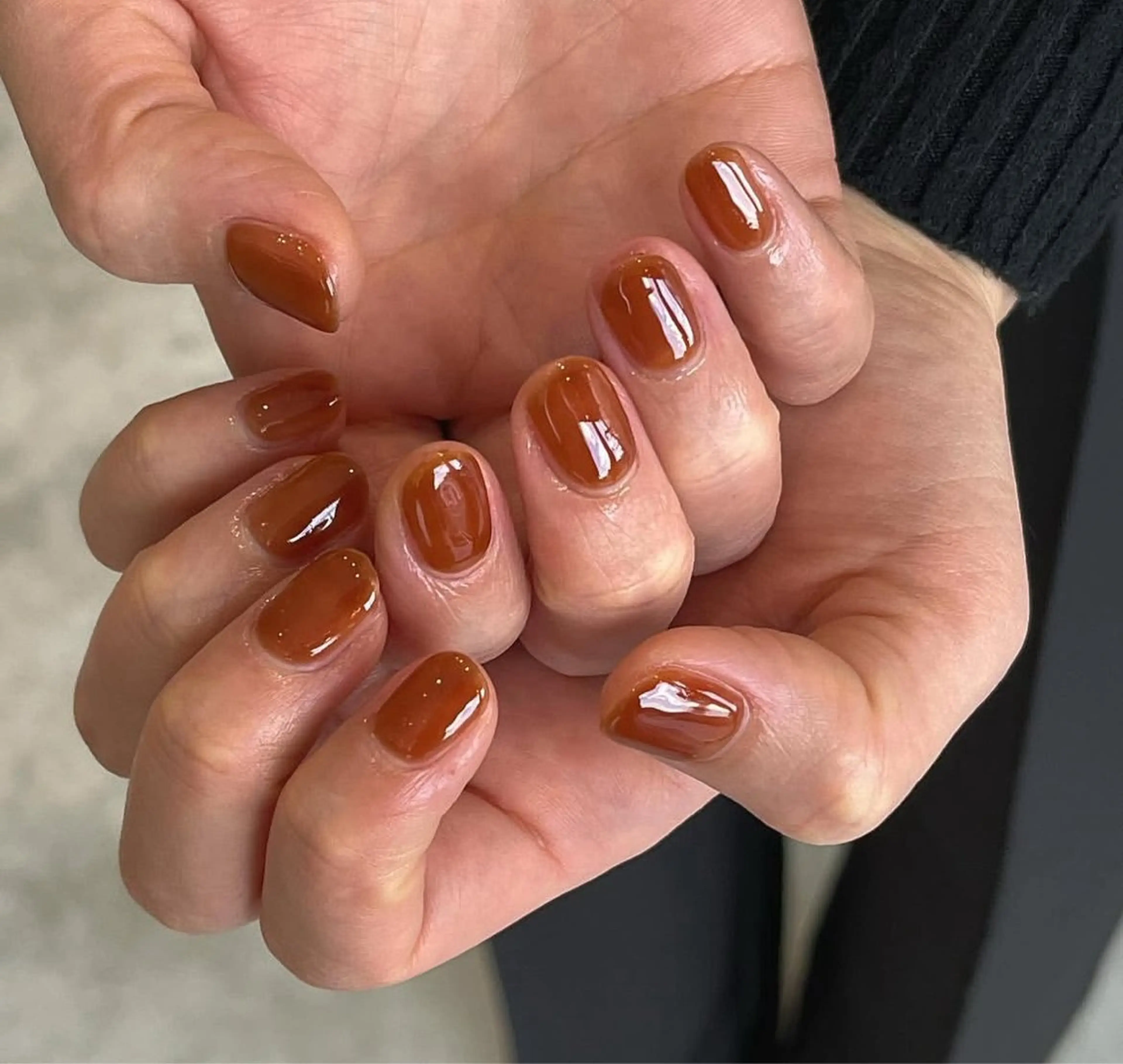 ネイル アートネイル オーロラネイル クリアネイル 長さ出し フレンチネイル K Kのネイルデザイン