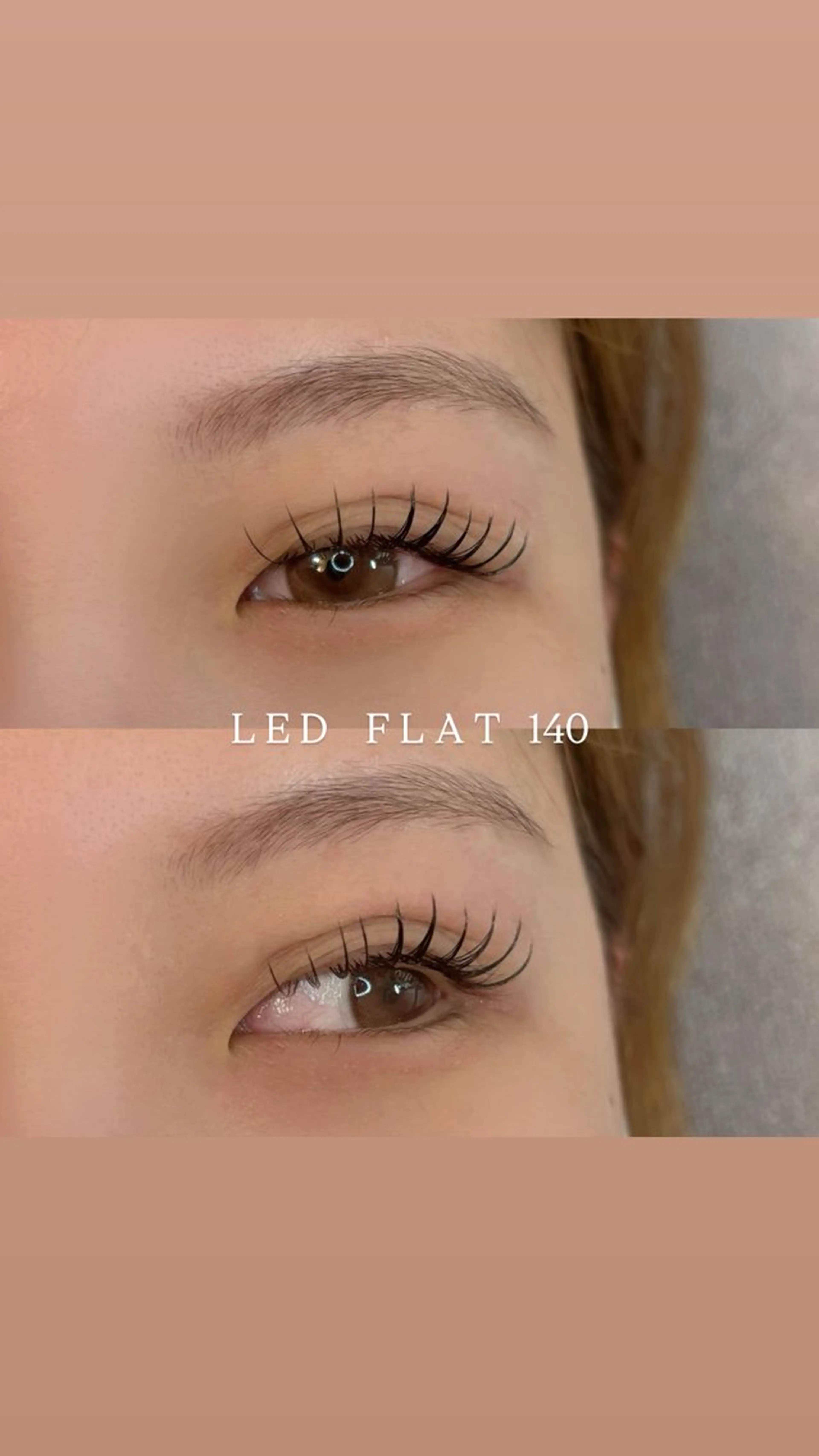 マツエク・マツパ バインドロック 束感まつ毛 フラットラッシュ 韓国風マツエク charmant misakiのマツエク・マツパデザイン