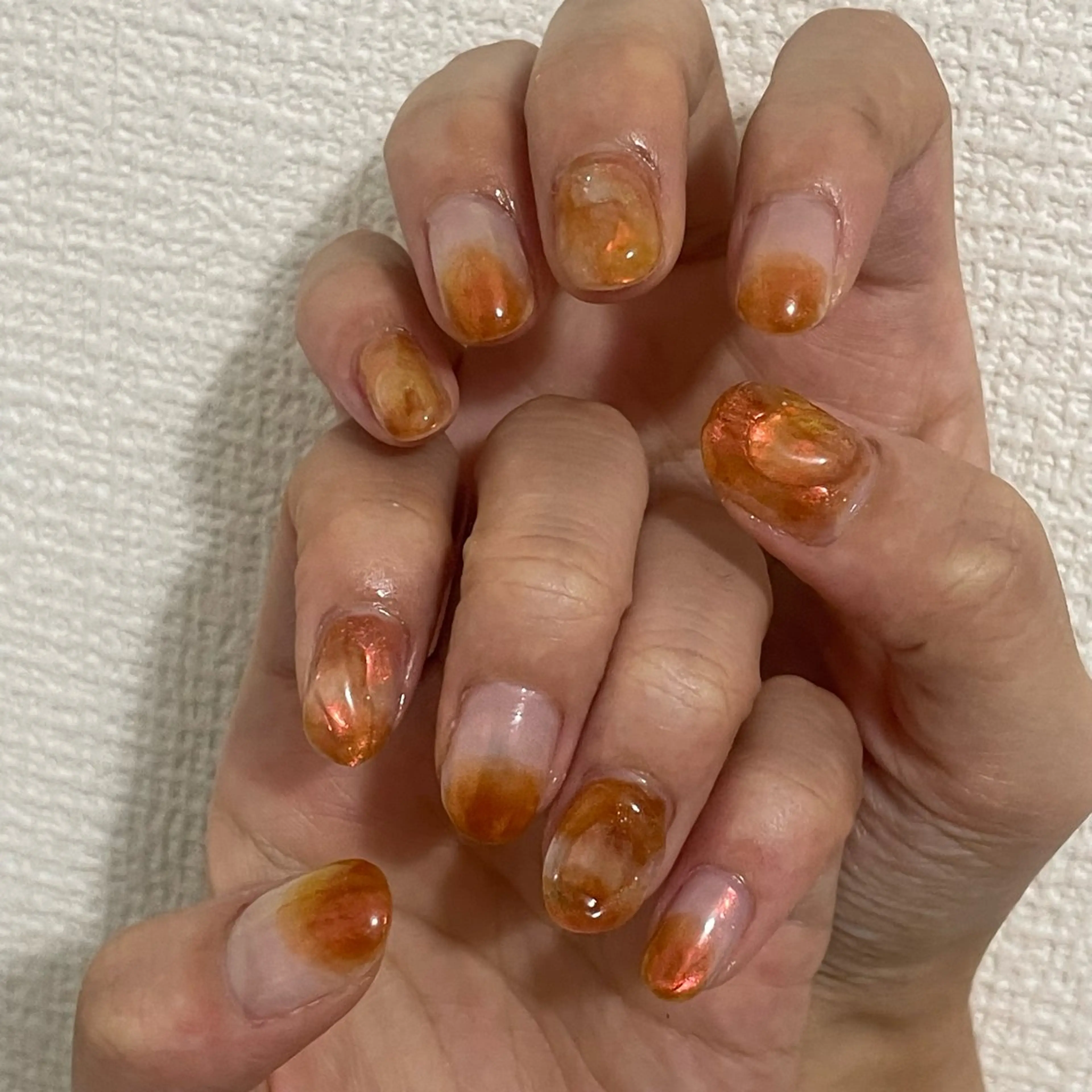 ネイル ハンドネイル カメレオン京橋🌻 草葉由佳のネイルデザイン