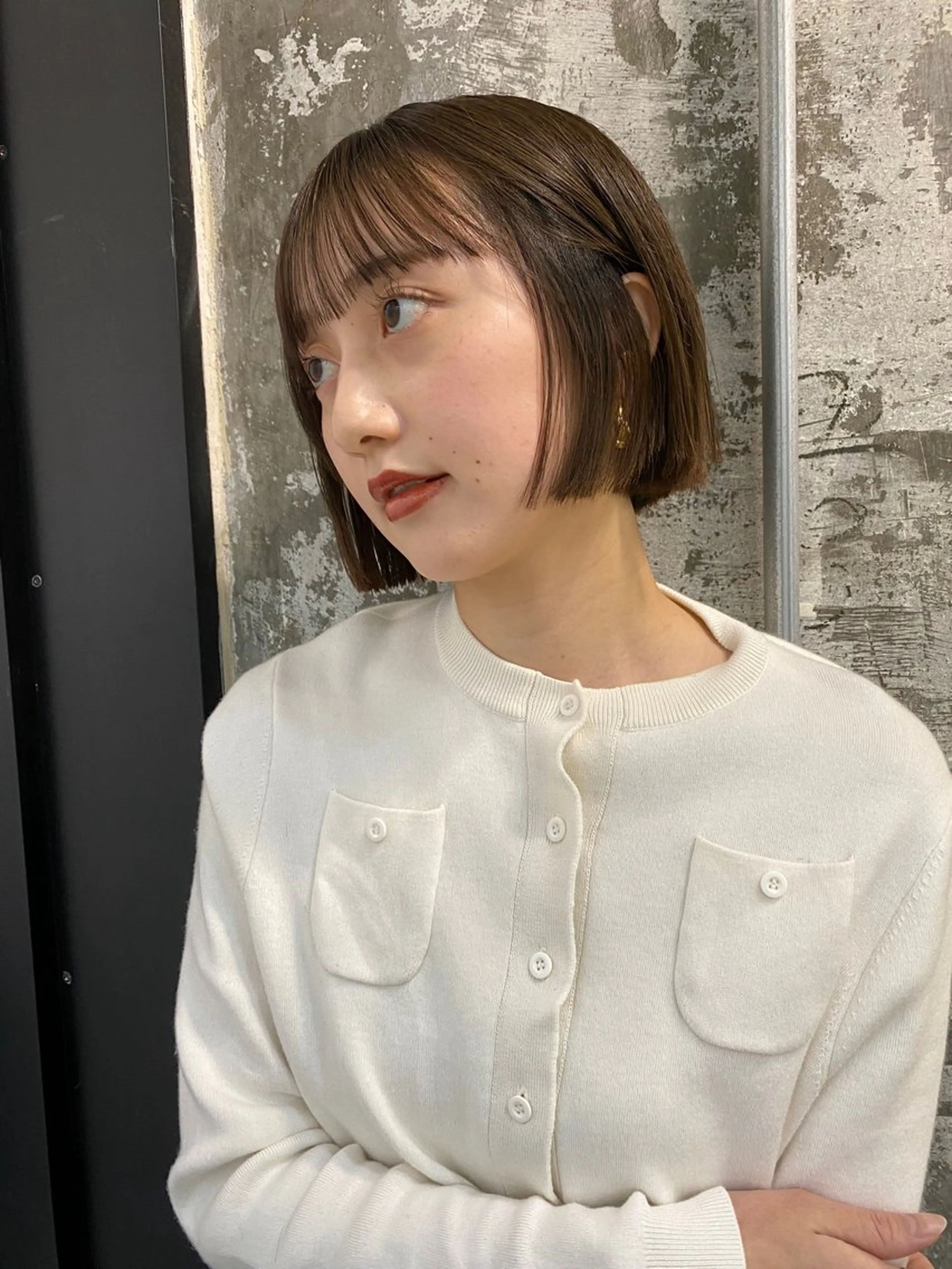 ショート カラー カット ヘアカラー トリートメント Pia hair Design Yakuin所属・Pia ツボイ ケイタのヘアスタイル