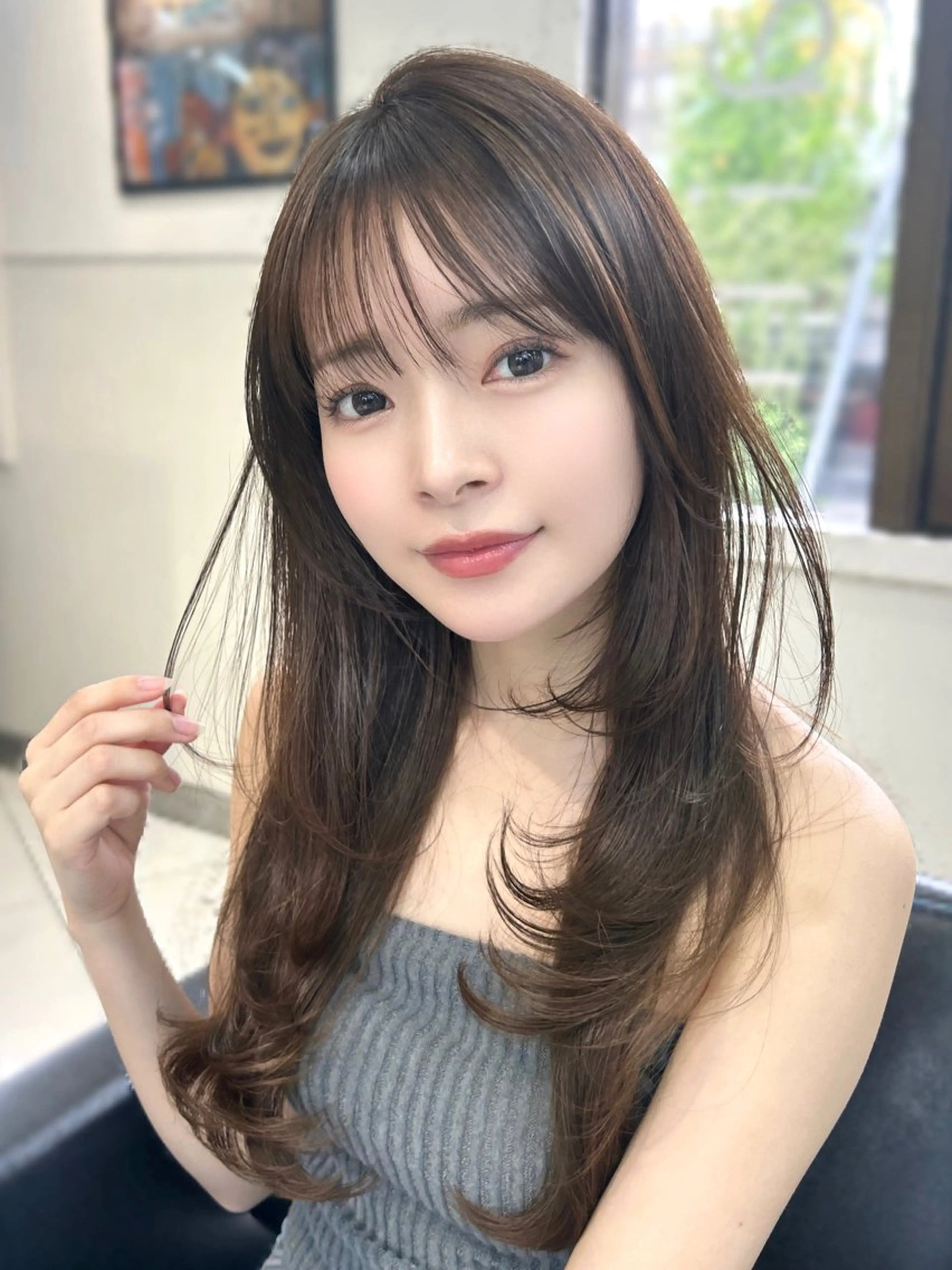 ロング vain(ヴェイン)所属・レイヤー艶 カラー/kougaのヘアスタイル