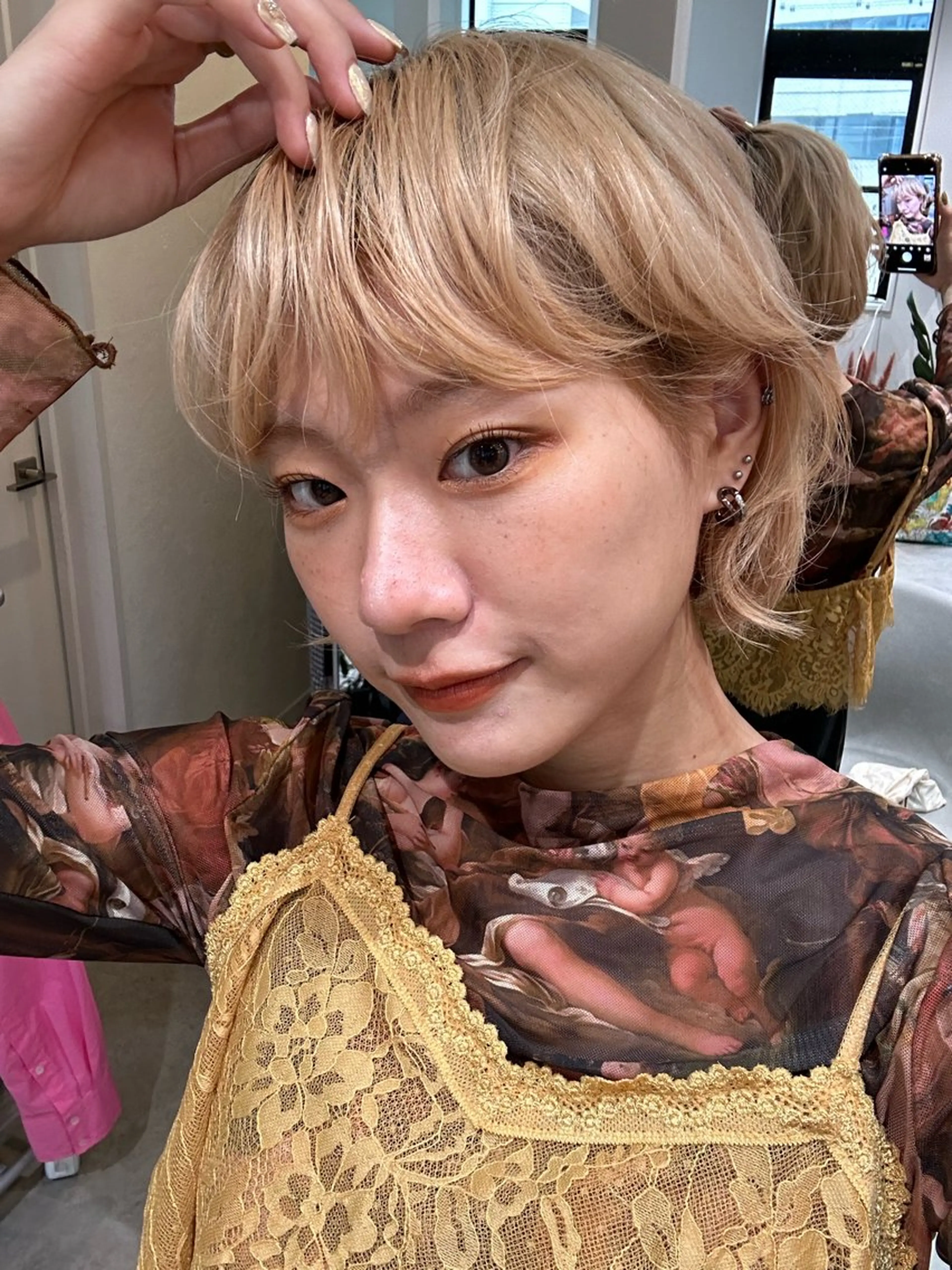 ショート ショートヘア 小顔カット カット ヘアカラー トリートメント ヘッドスパ 遠藤大雅 ショート /韓国ボブ🌈のヘアスタイル