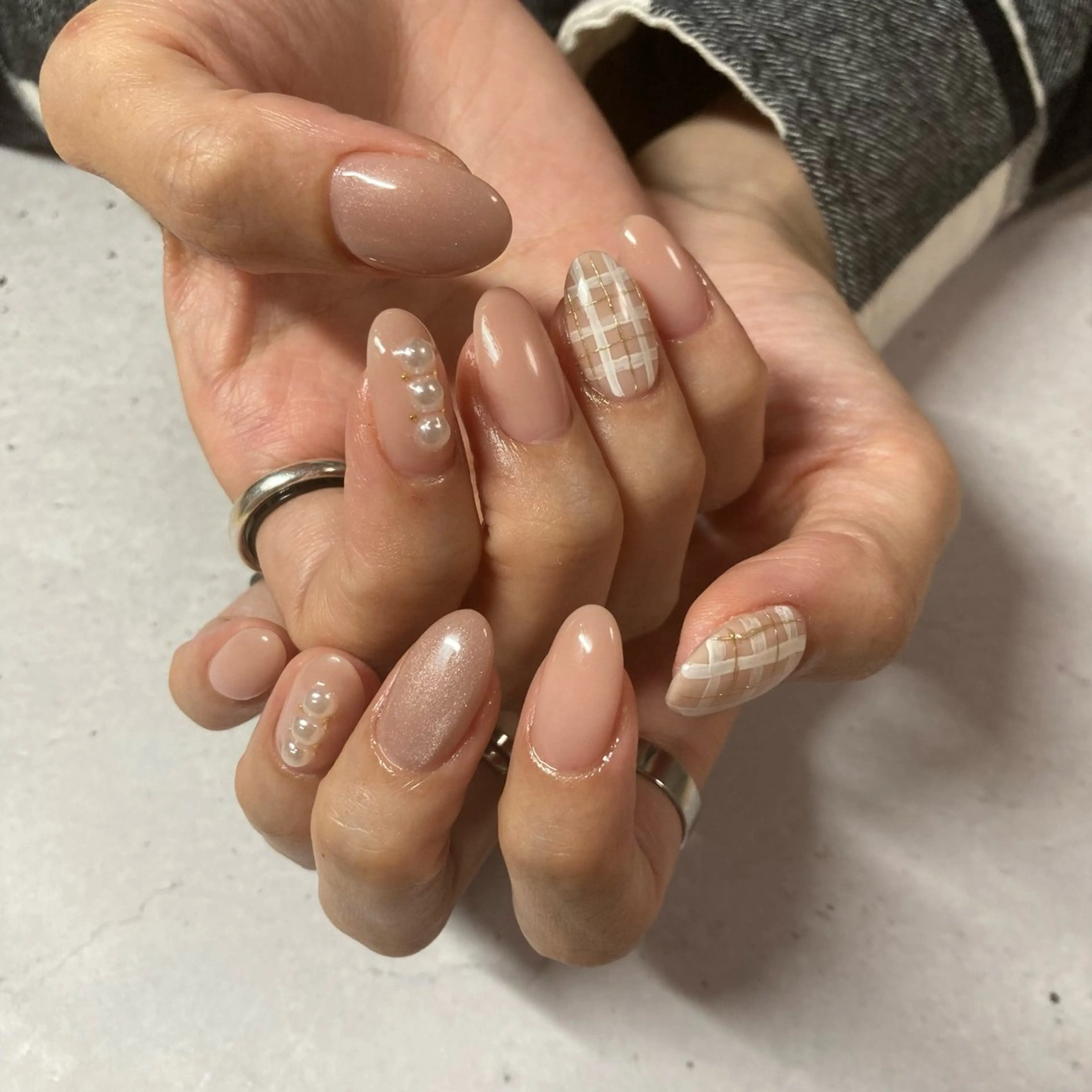 ネイル マグネットネイル ハンドネイル nails by sayaのネイルデザイン