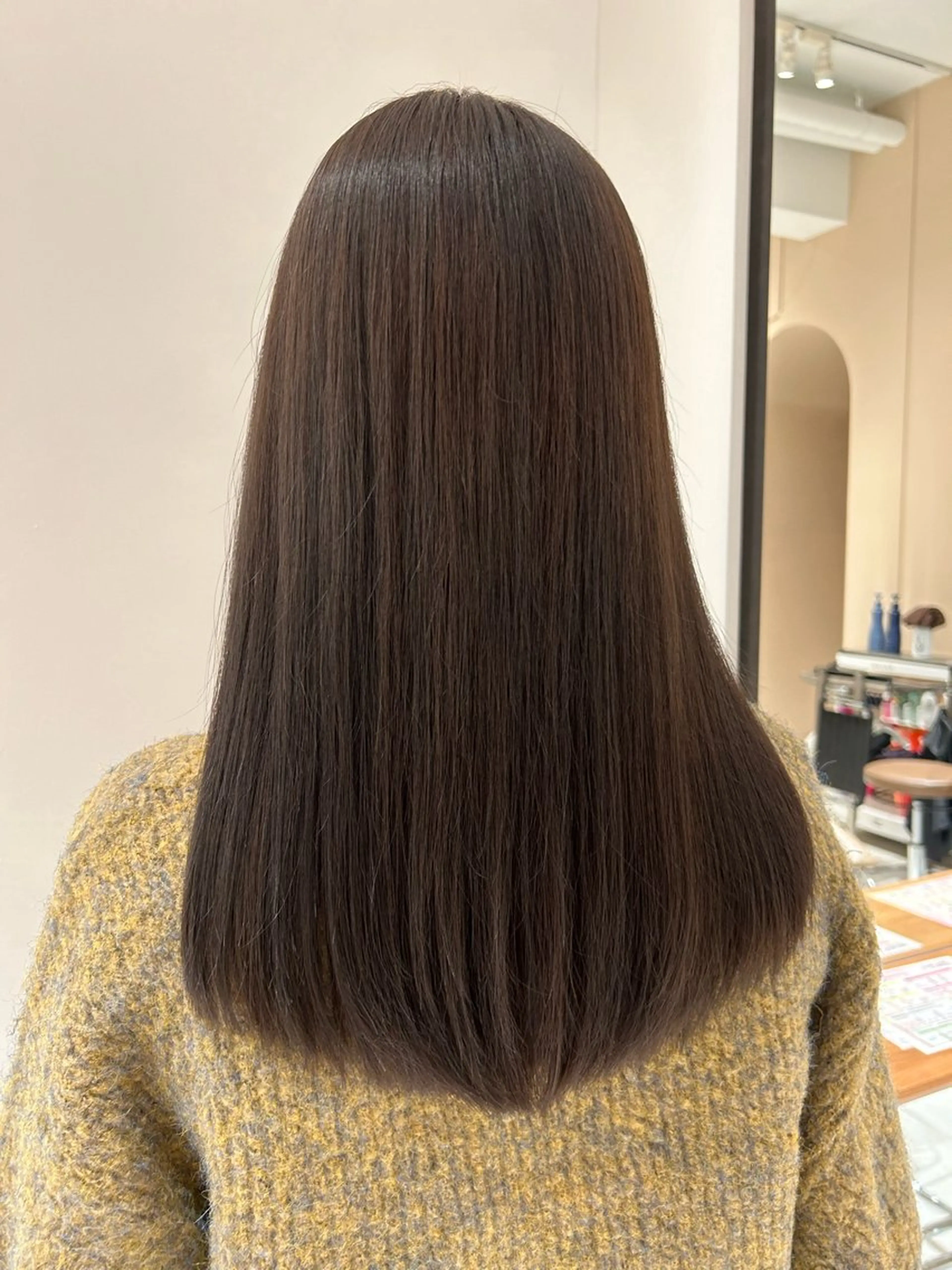 ロング カラー ヘアカラー MIKA/ボブ/ レイヤー/艶カラーのヘアスタイル