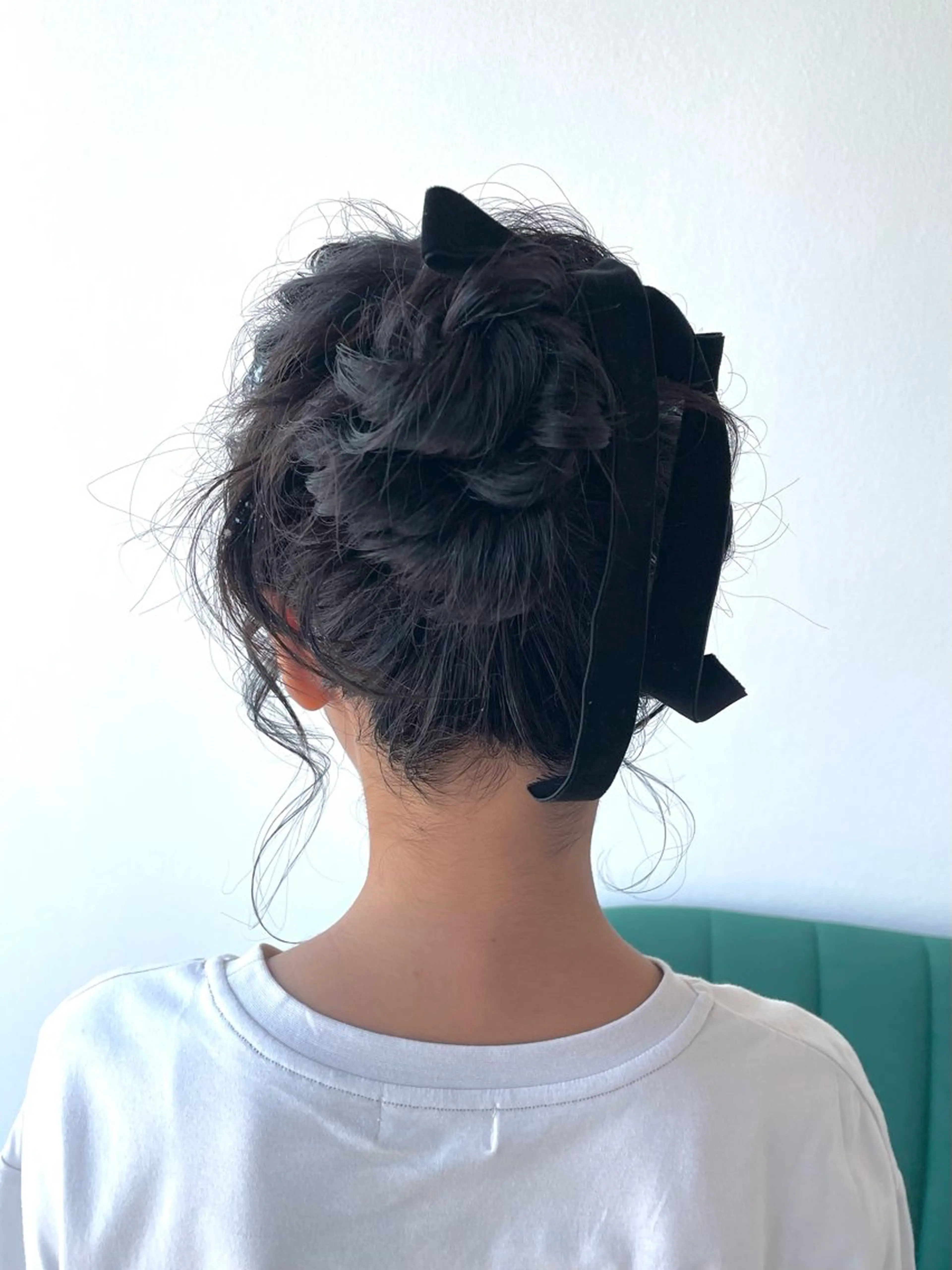ヘアアレンジ キッズ お団子ヘア ヘアセット kitin  吉祥寺 山岸花のヘアスタイル