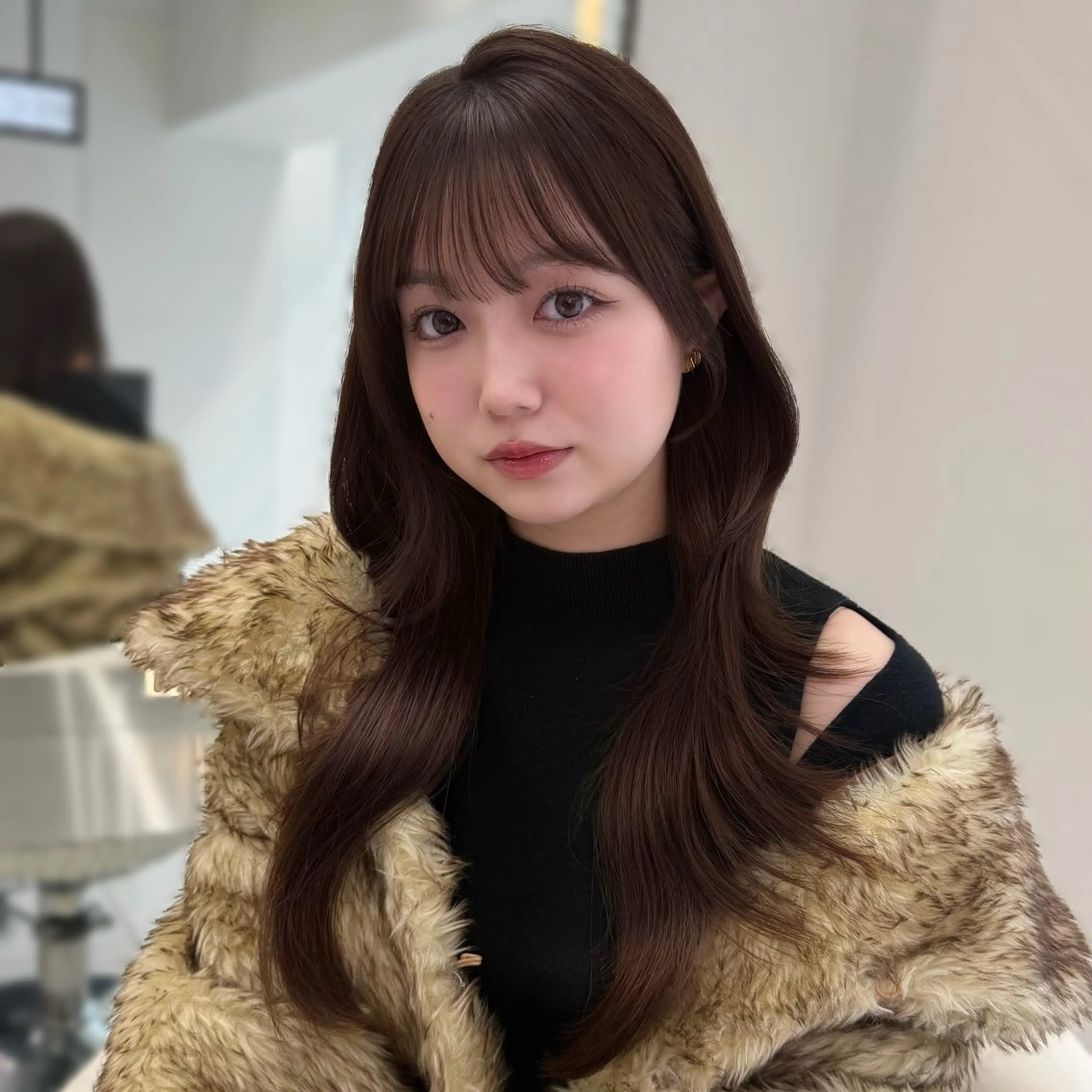 ロング 🎀Ami/新宿/レ イヤー/艶カラー🎀のヘアスタイル