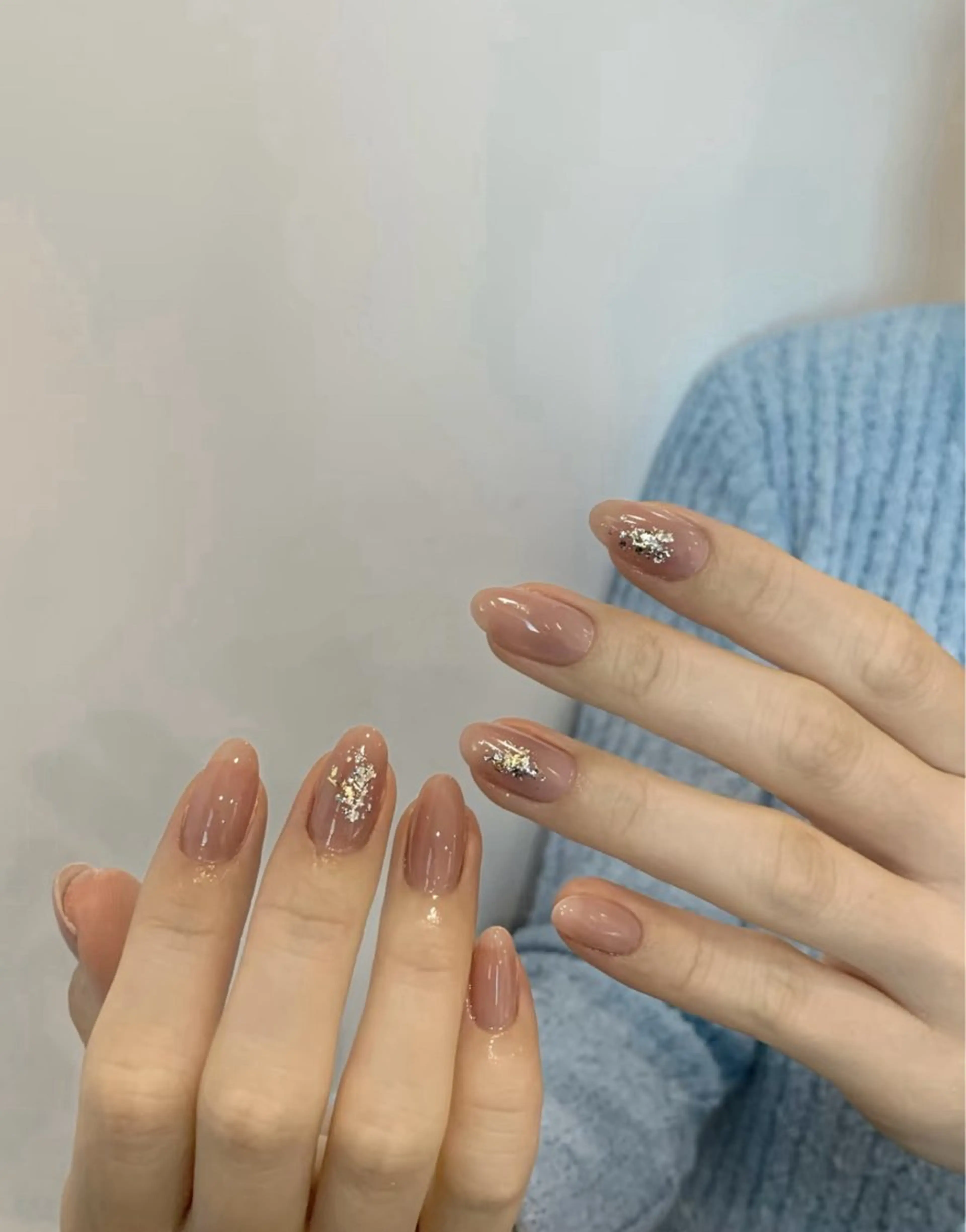 ネイル ハンドネイル パラジェル登録店　Nailsalon Amour  上野湯島店所属・🩵ネイルスト 🩵かなのネイルデザイン