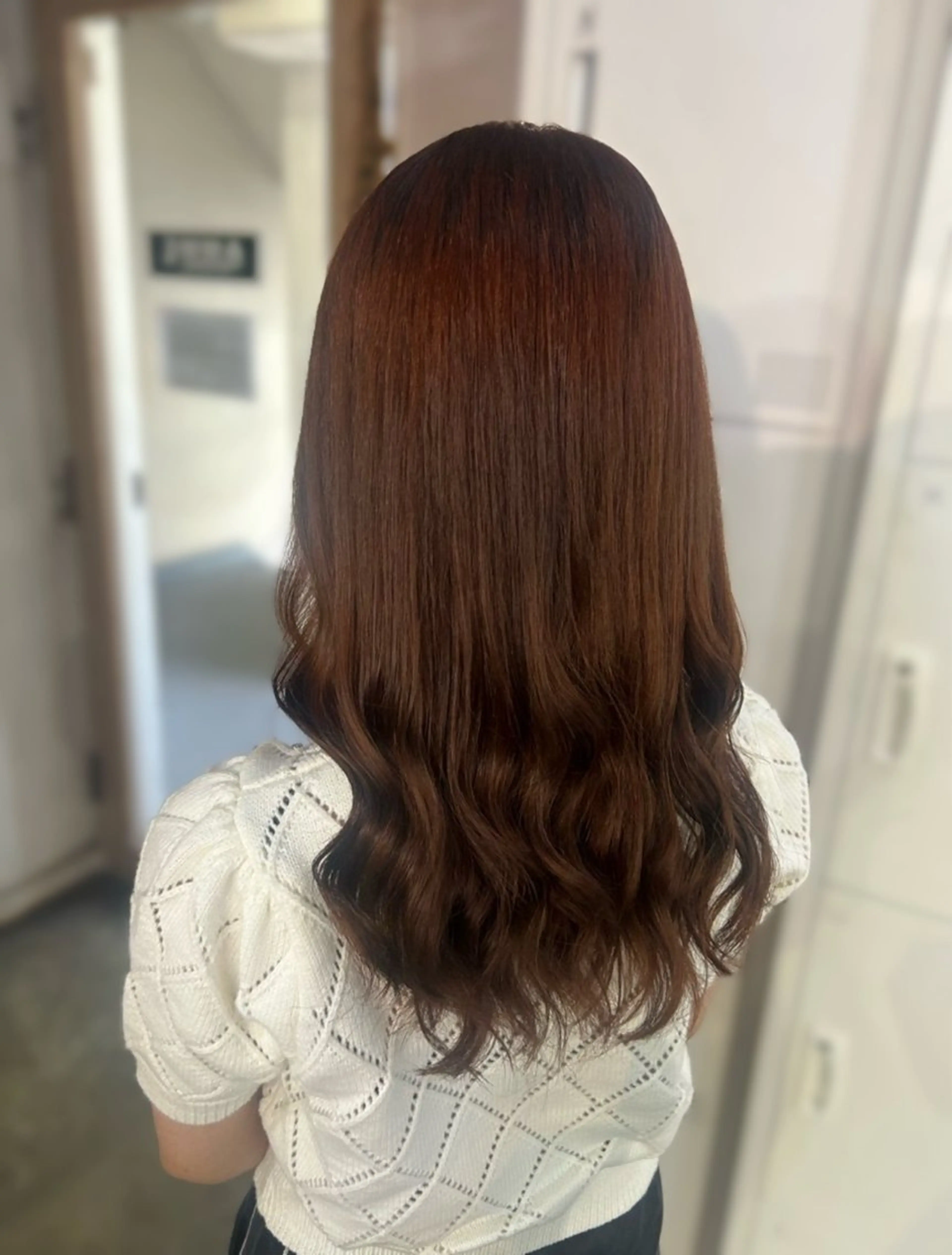 ロング ヘアカラー トリートメント オオニシ オト🐹のヘアスタイル