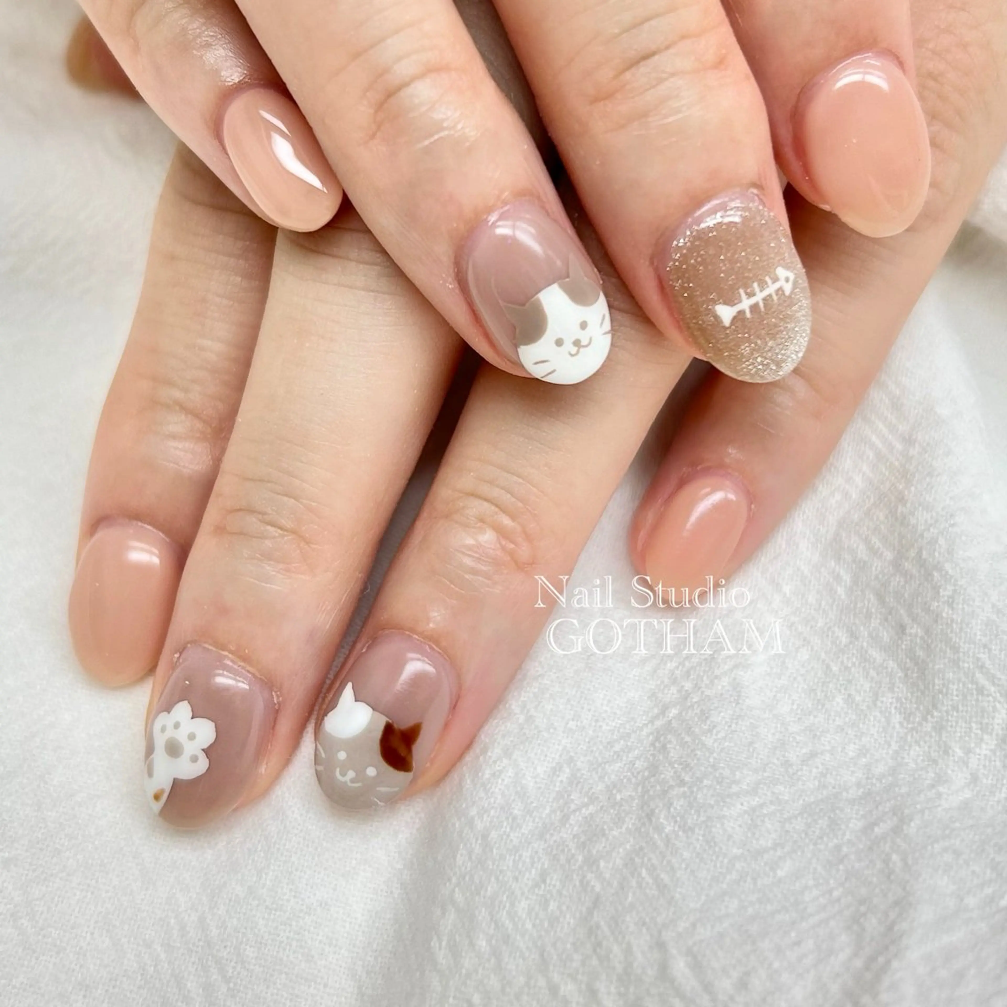 ネイル ハンドネイル Nail Studio GOTHAM所属・高円寺駅からすぐ🌈 ネイルGOTHAMのネイルデザイン