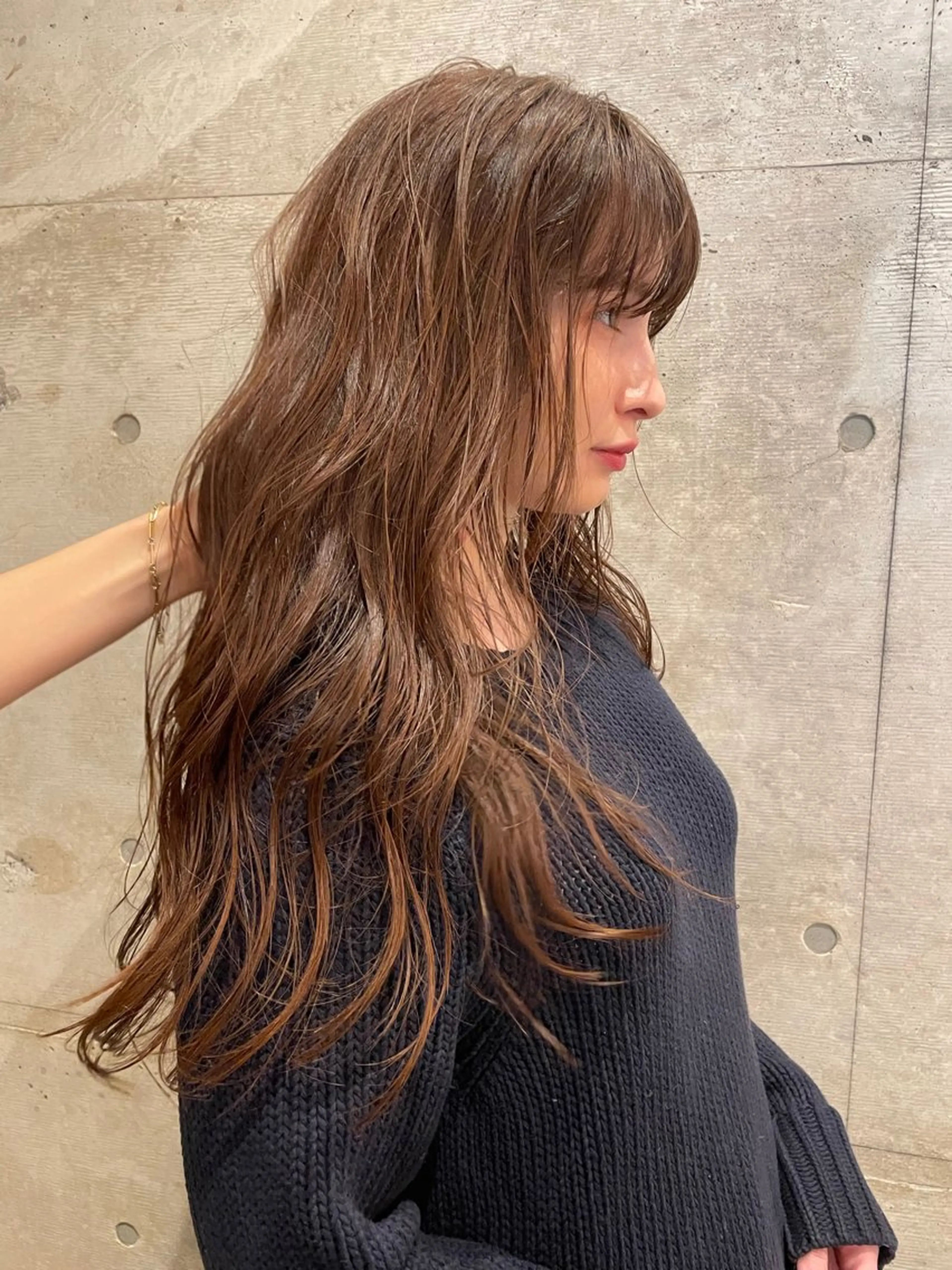 ロング Luxe表参道 髪質改善　奈良のヘアスタイル