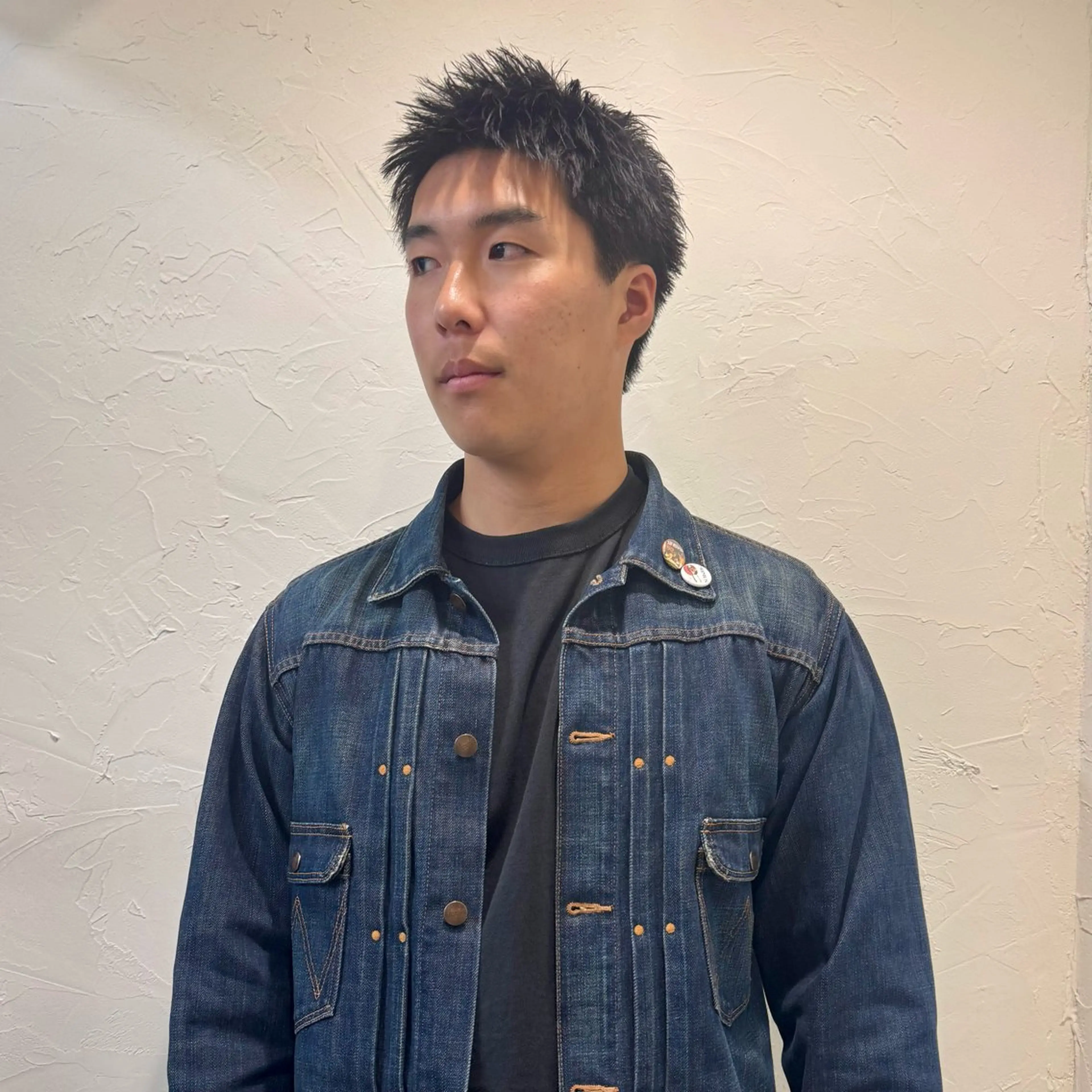 ショート メンズ アップバング メンズ就活ヘア メンズパーマ メンズショート スパイキーショート カット ヘアセット 【池袋/スパイキー ショート】ⓝⓘⓜⓤのヘアスタイル