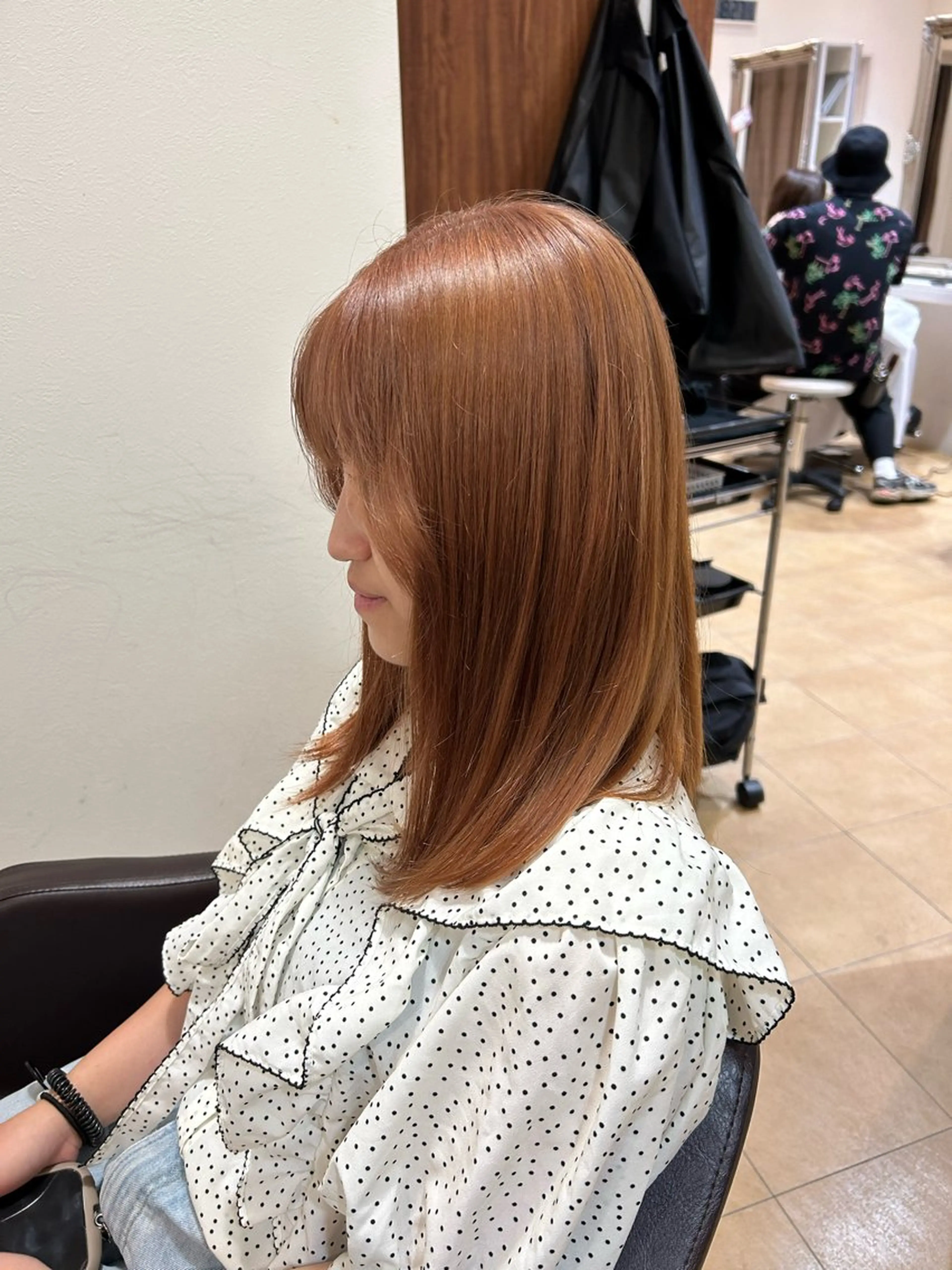 カラー ヘアカラー 今中 紗英のヘアスタイル