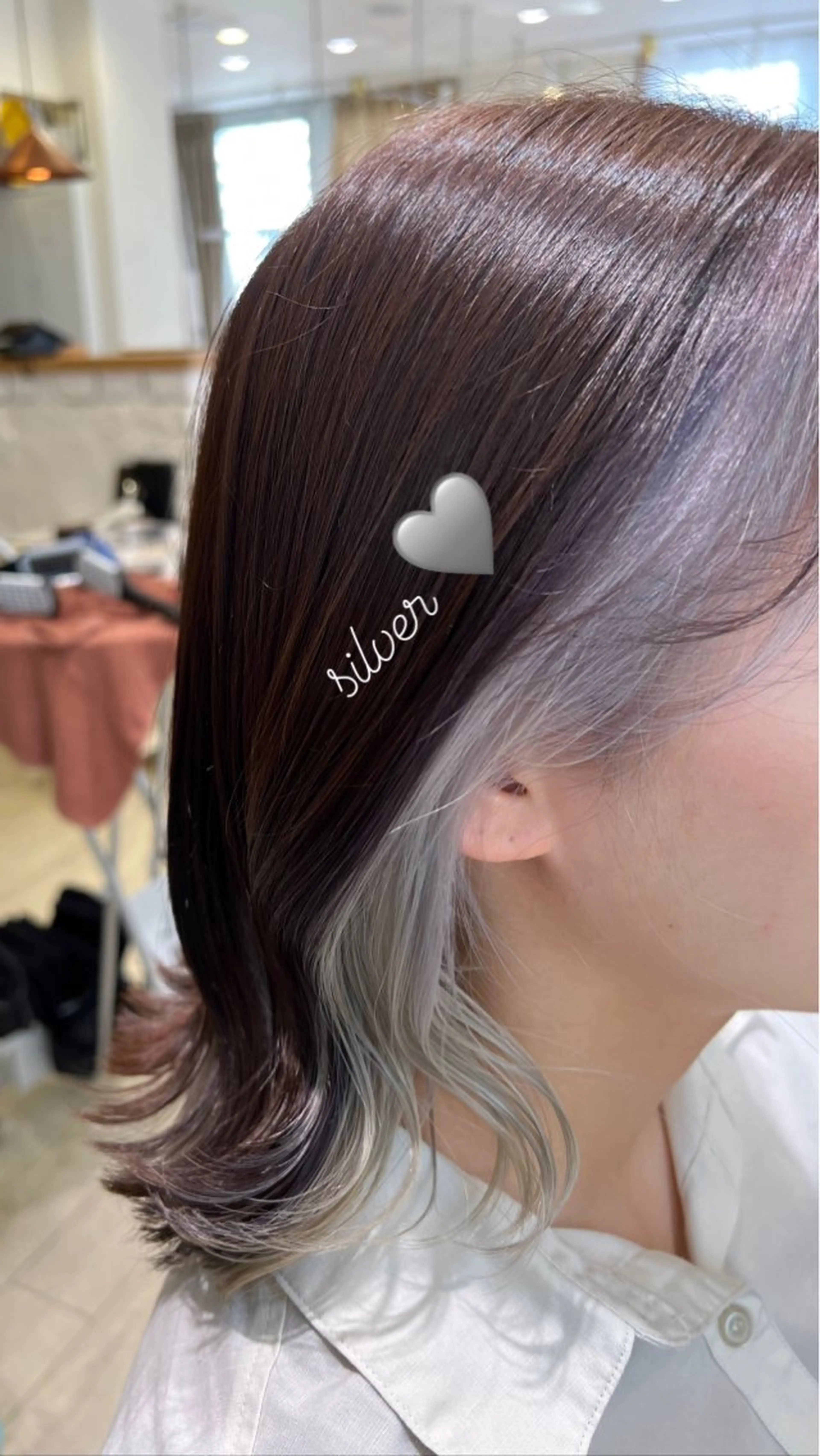 ミディアム カラー ヘアカラー Laffin. Amiのマツエク・マツパデザイン