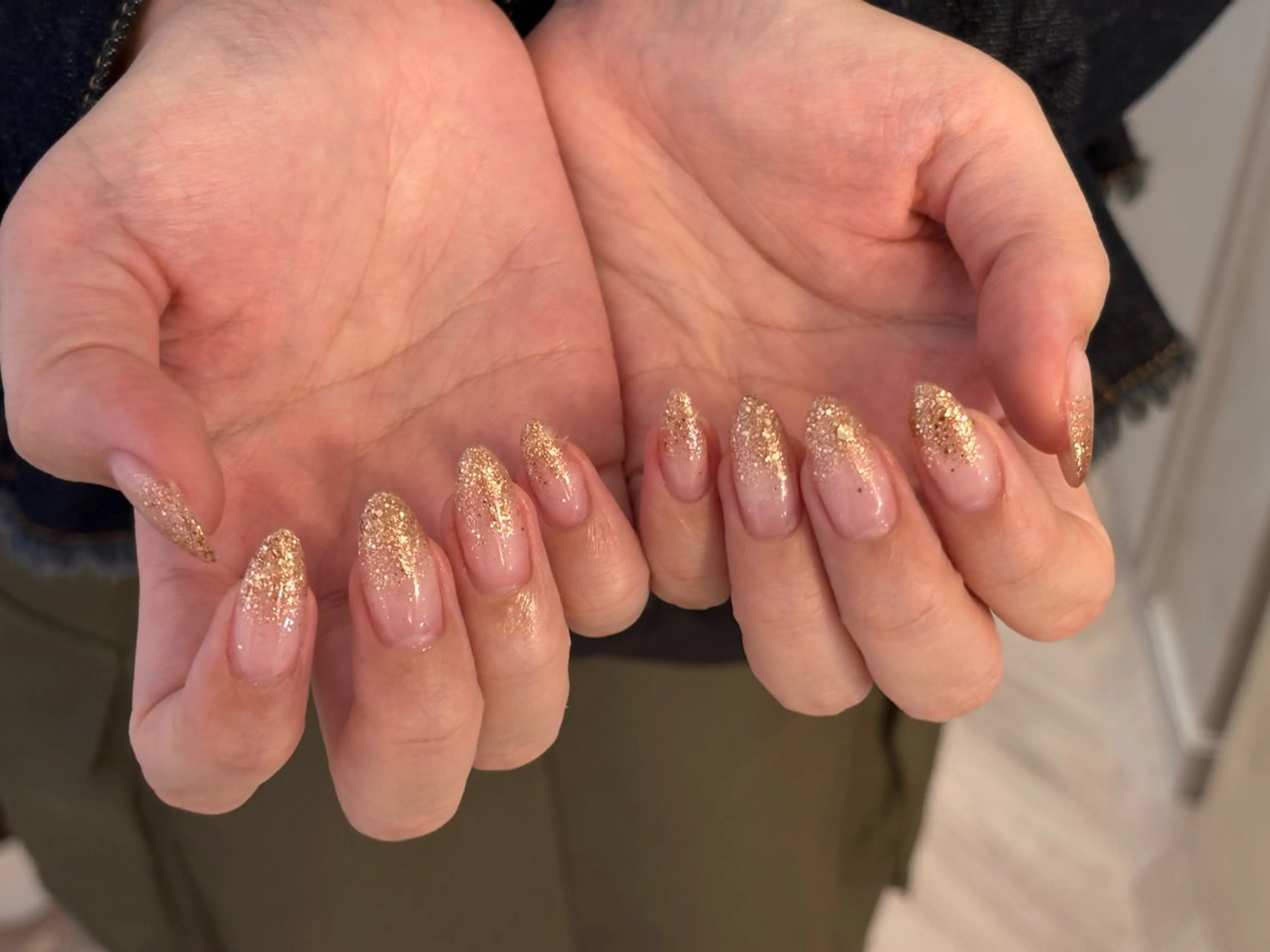 ネイル ラメ(グリッター) ラメグラデーション ハンドネイル Filonnail rinaのネイルデザイン