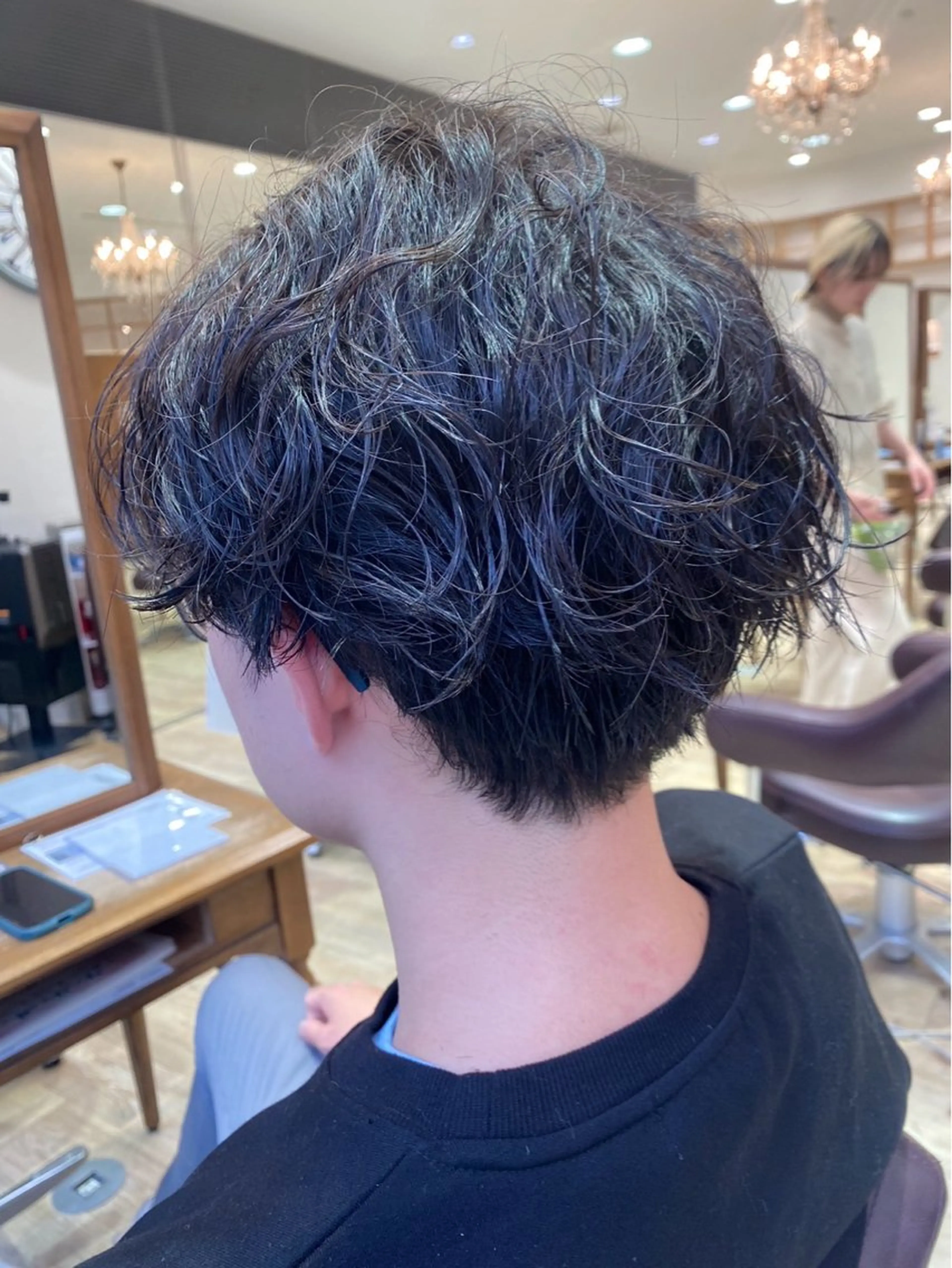 パーマ メンズ equri bonne所属・秋谷 百花のヘアスタイル