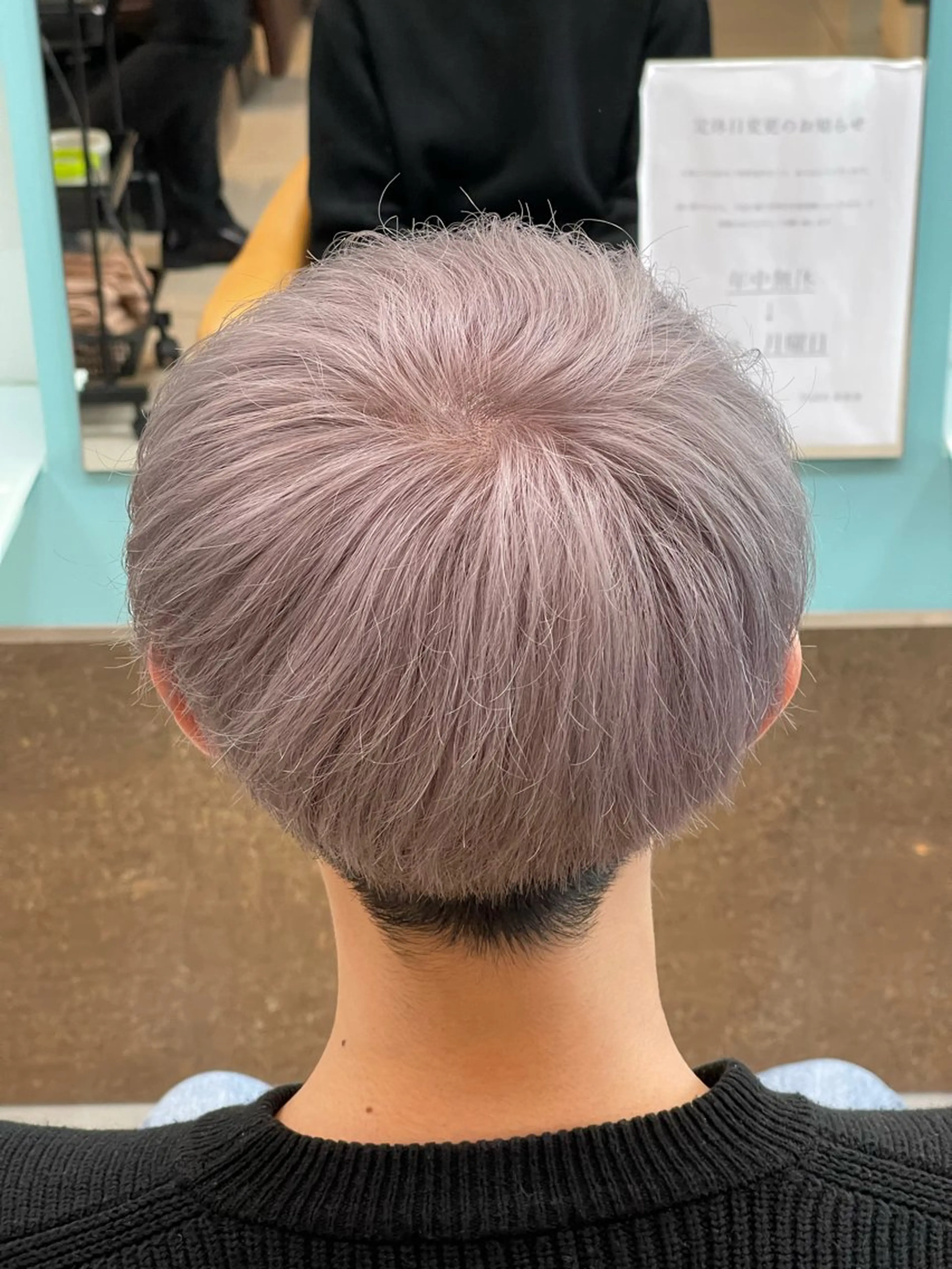 ショート カラー ベージュカラー ブリーチ ケアブリーチ ダブルカラー ピンクカラー カット ヘアカラー トリートメント SOYON西大寺店所属・ダブルカラー/ 髪質改善💎安藤のヘアスタイル