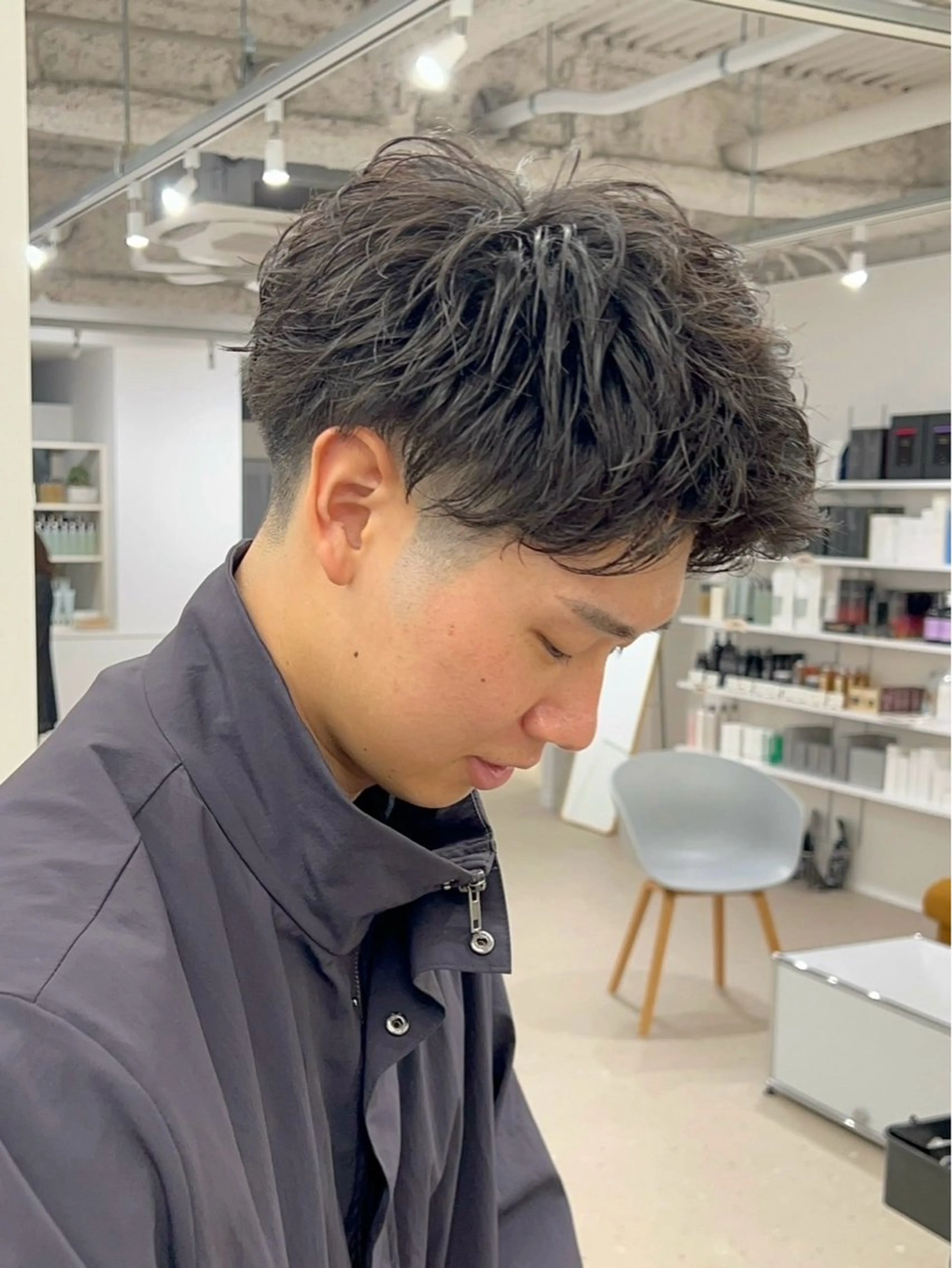 【セットが簡単✨】🧑‍🦱メンズパーマ🧑‍🦱の写真