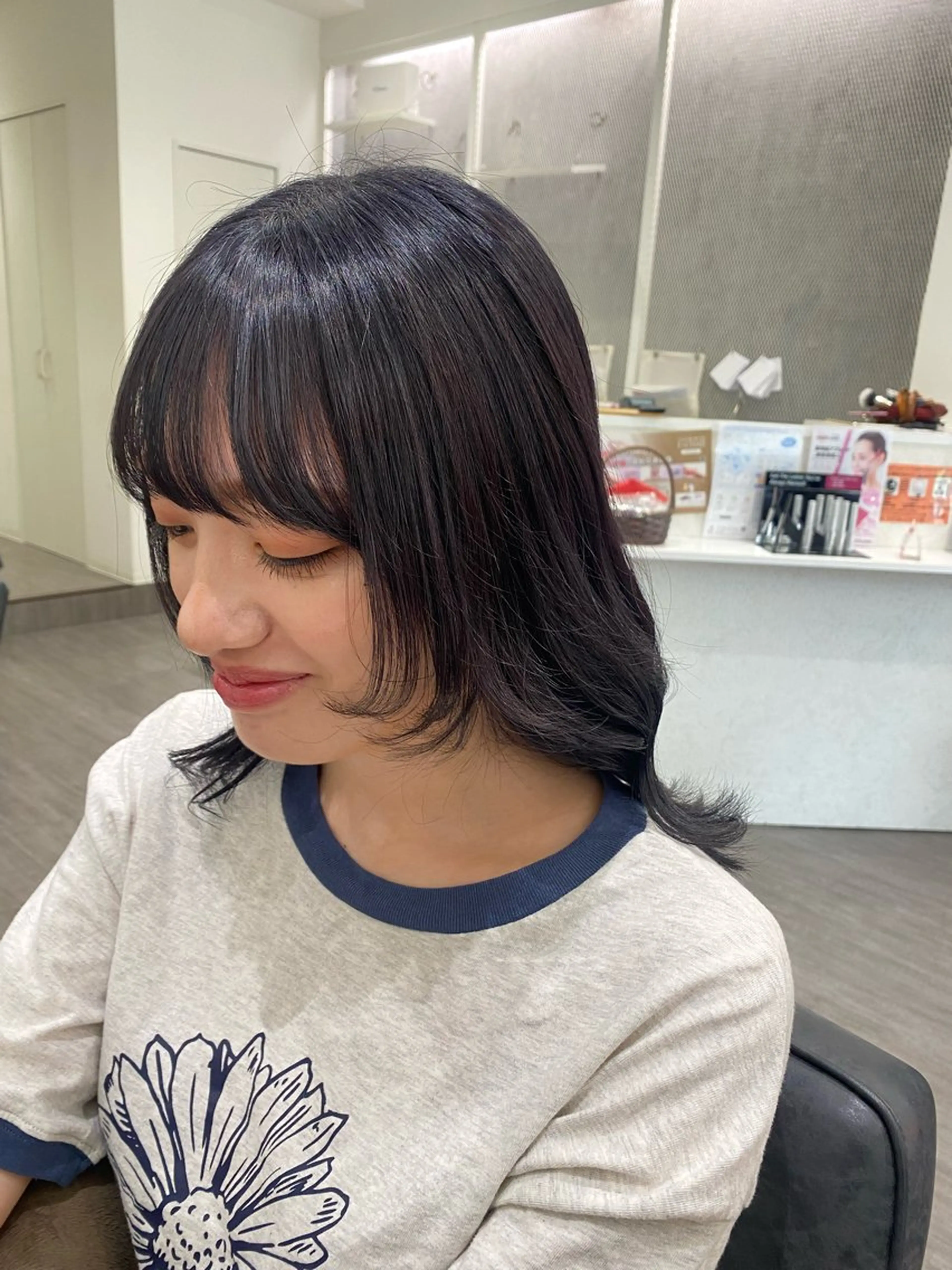 ミディアム カット ヘアカラー cocotte🌿 amaneのマツエク・マツパデザイン