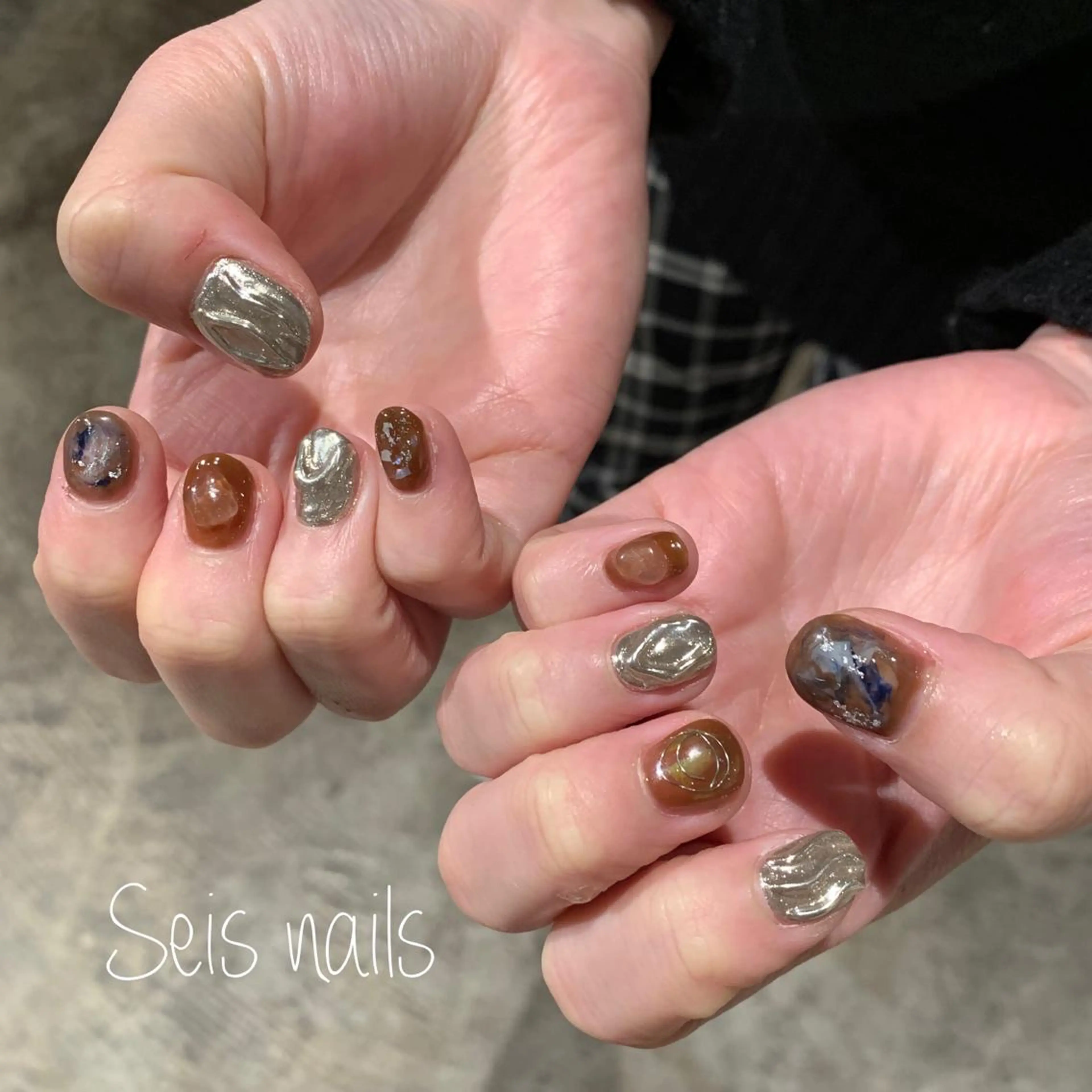 ネイル ハンドネイル Seis Shihoのネイルデザイン