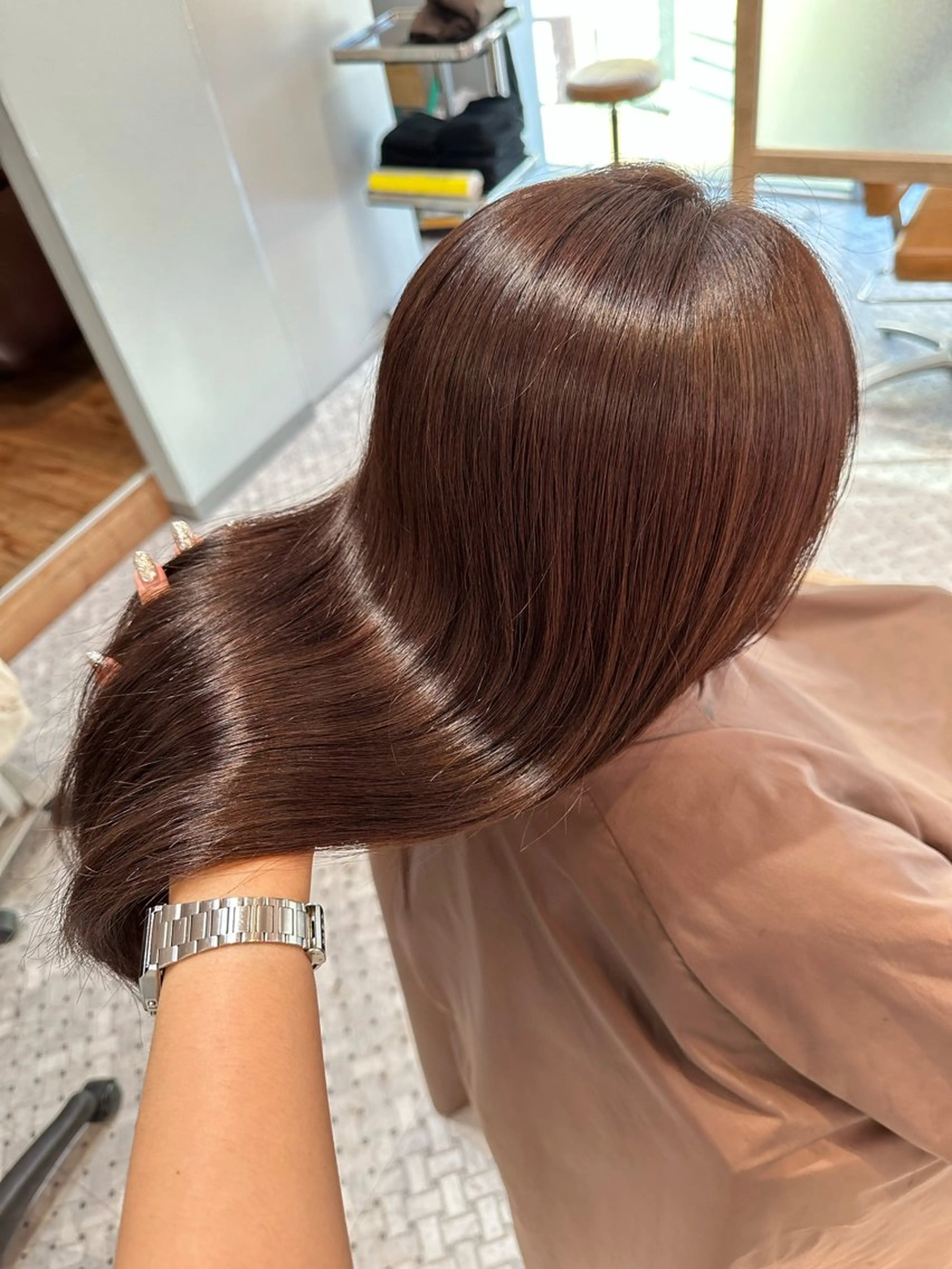 ロング カラー ヘアアレンジ ケアカラー 髪質改善 トリートメント カット 縮毛矯正 トリートメント REONA🪽✨ 日常に馴染む髪🫧のヘアスタイル