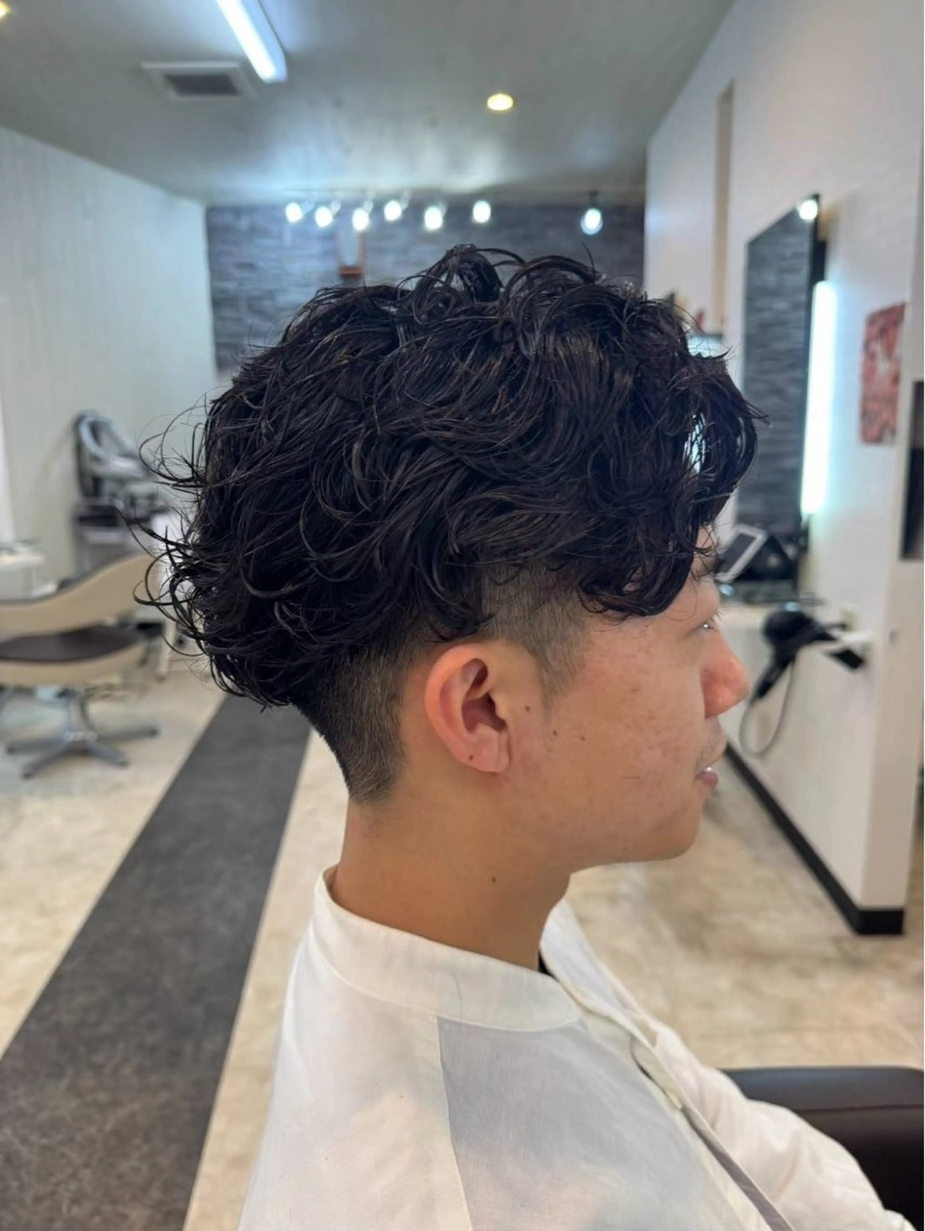 パーマ メンズ 平井 沙希のヘアスタイル