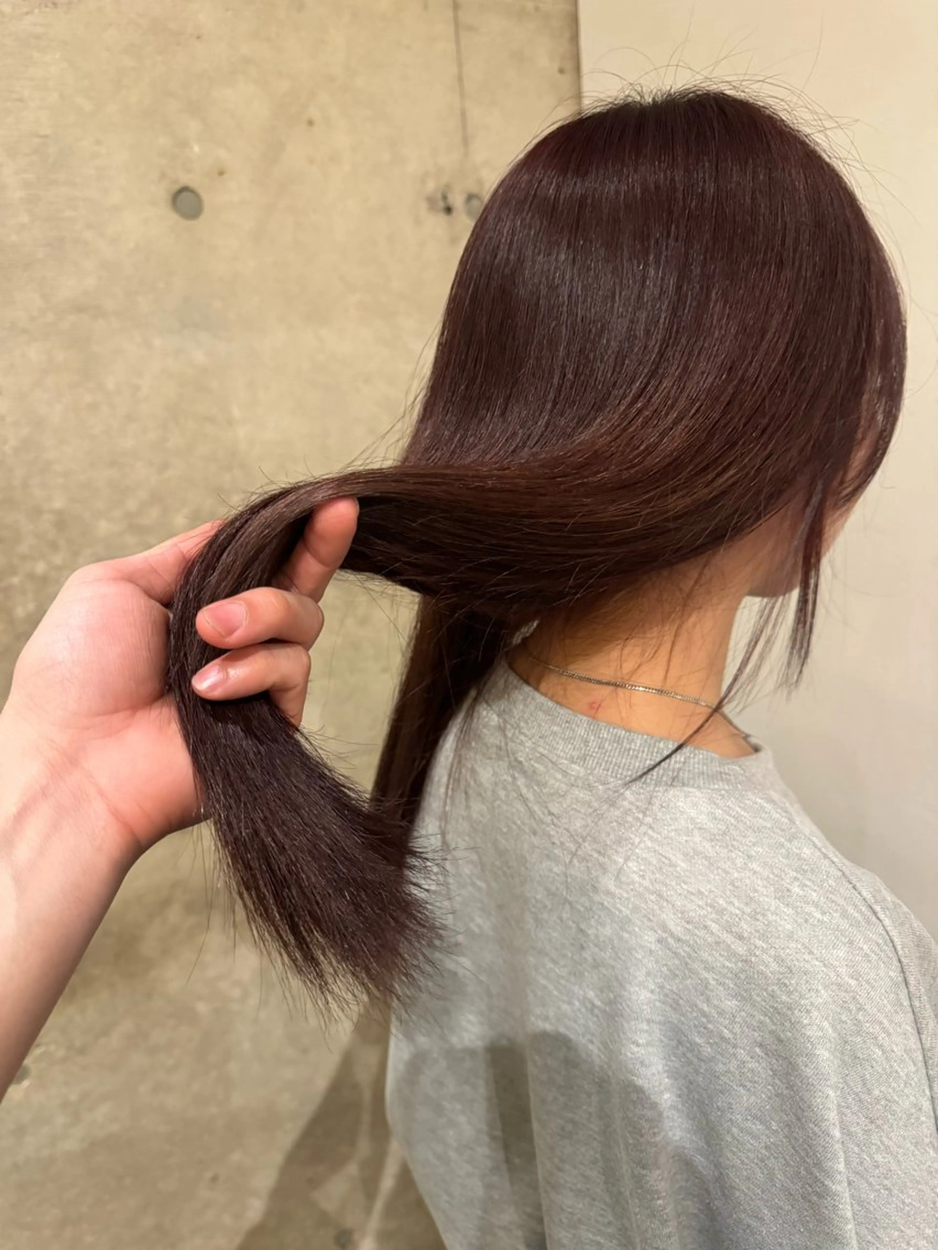 ミディアム 髪質改善 Luxe表参道 髪質改善　奈良のヘアスタイル