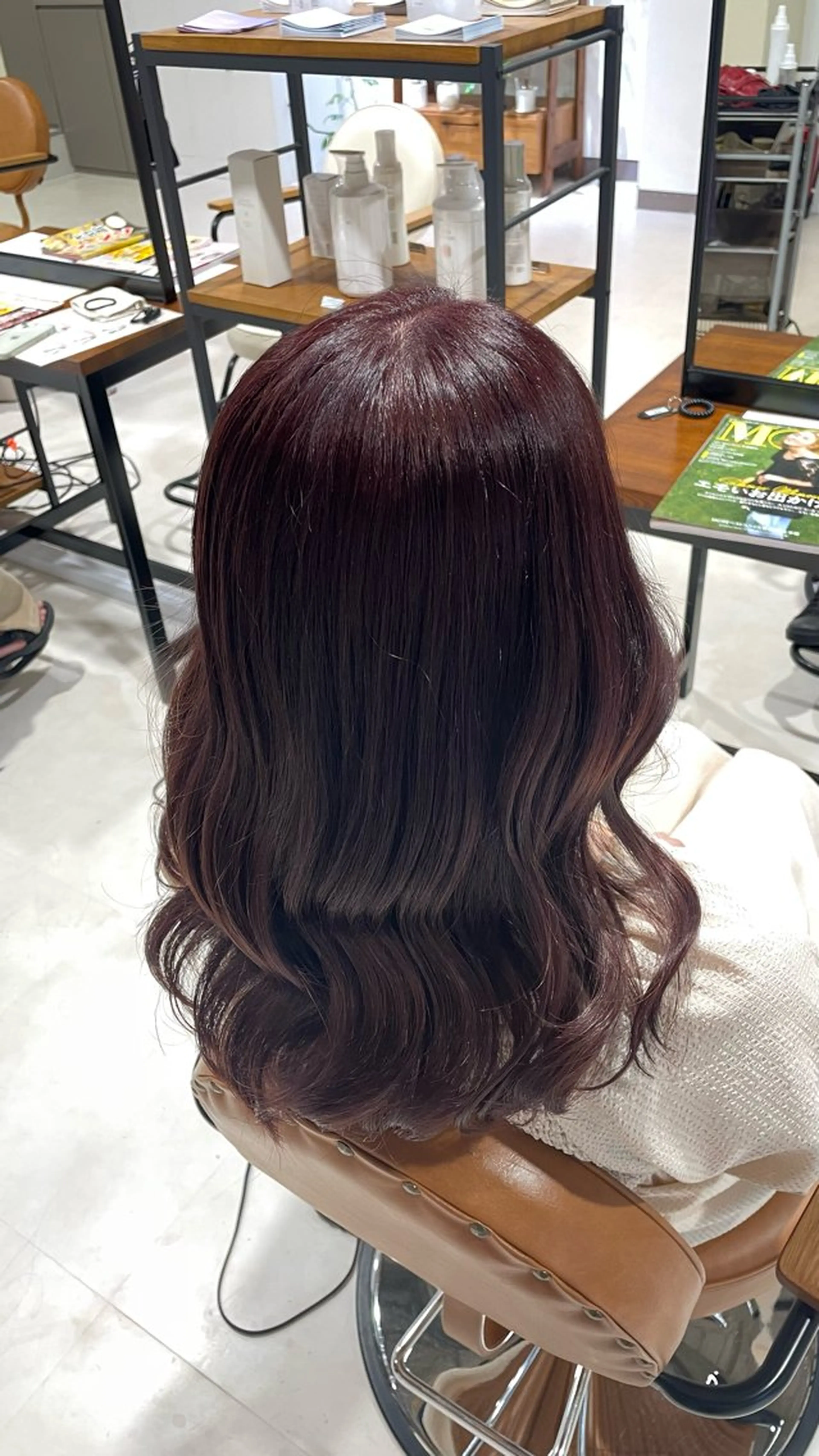 カラー ブリーチ ブリーチなしカラー ヘアカラー amoretto 天文館店kiraのヘアスタイル