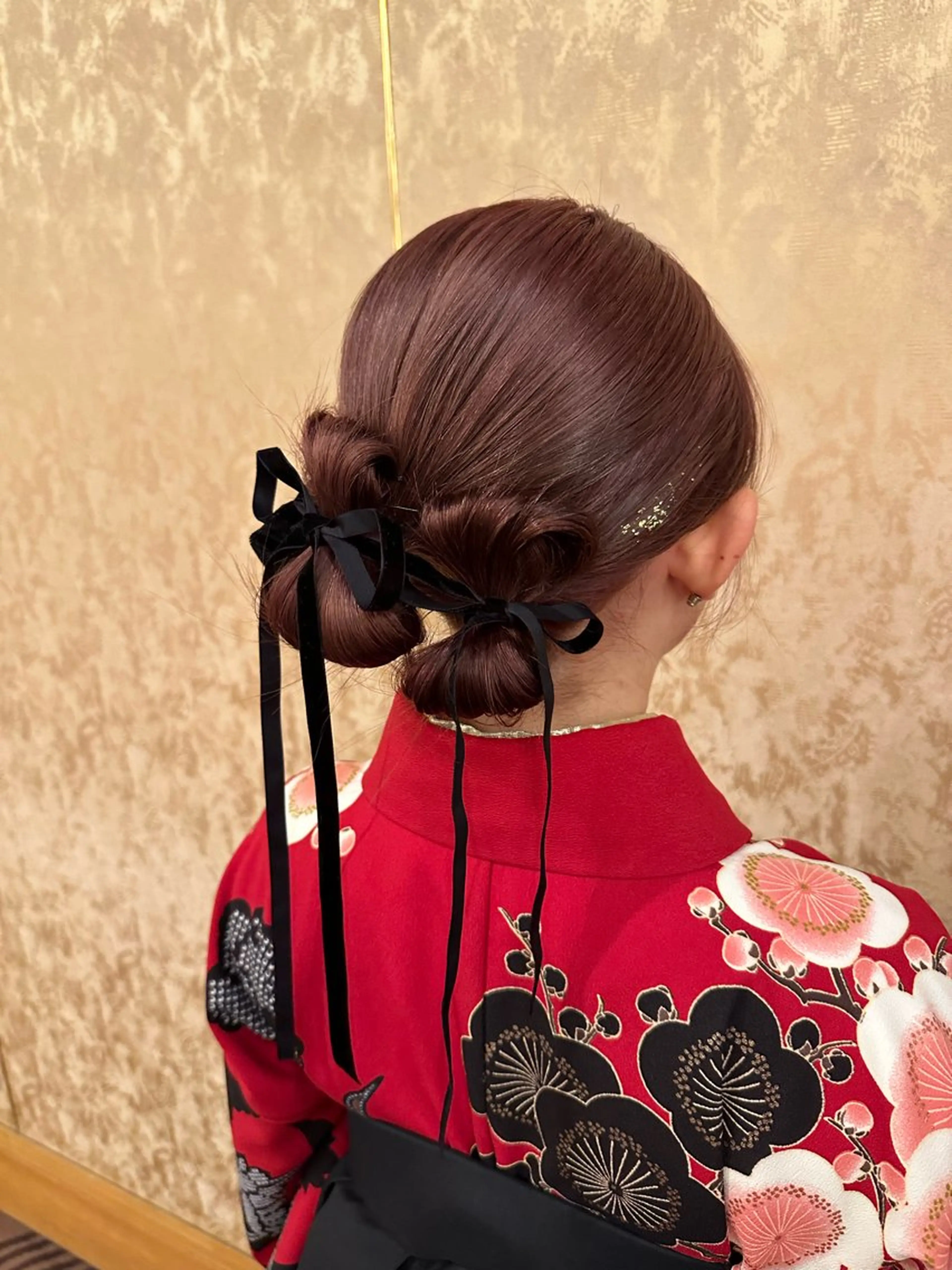 ヘアアレンジ ヘアセット 艶髪/ブリーチなし Wカラー🌺yuiのヘアスタイル